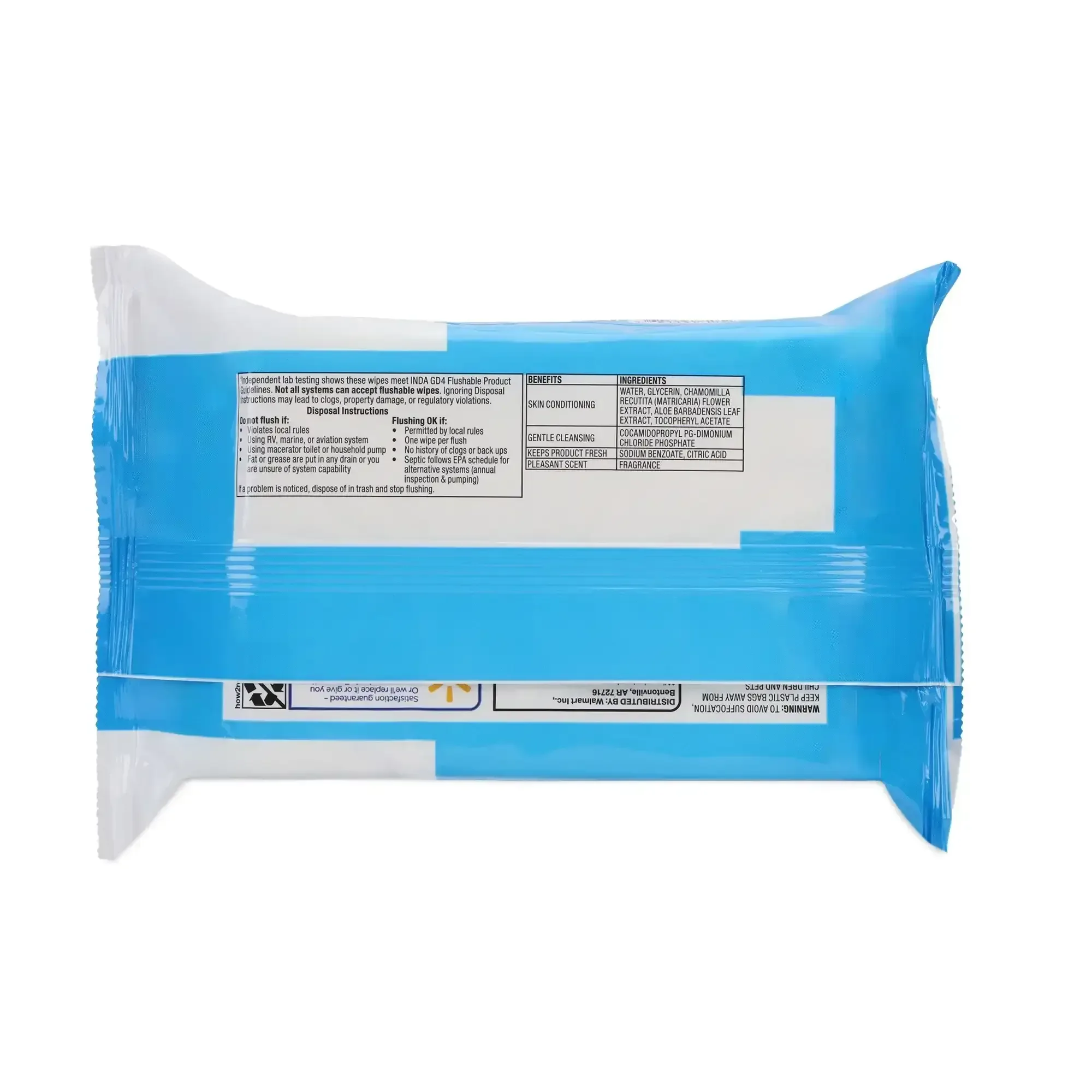 Equate Flushable Wet Wipes, Fresh Scent, 240 Wipes (5 Pack), Compare to Cottonelle - Image 12