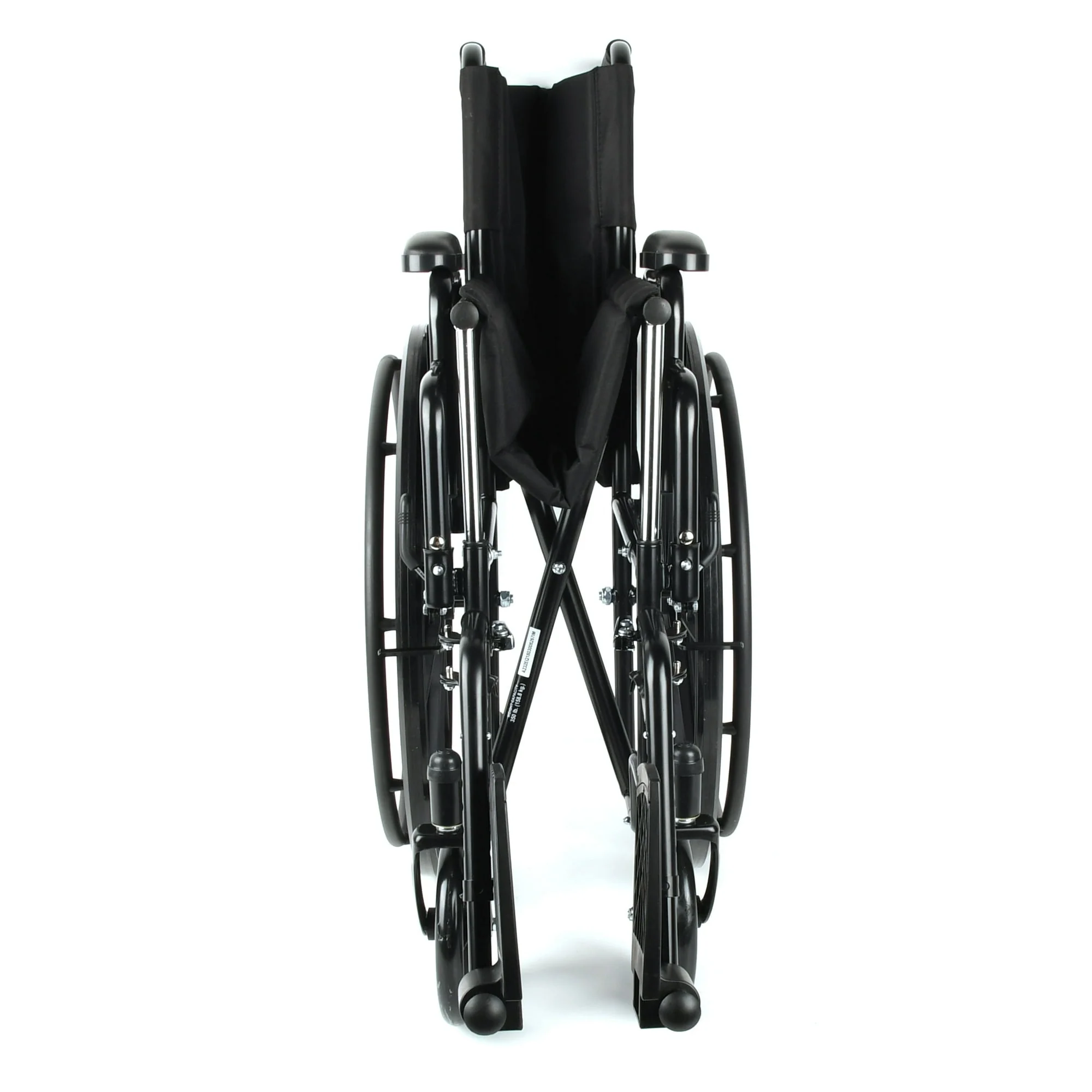 Equate Lightweight Foldable Steel Wheelchair with 18" Seat and Swing-Away Footrests, 350 lb Capacity - Image 3