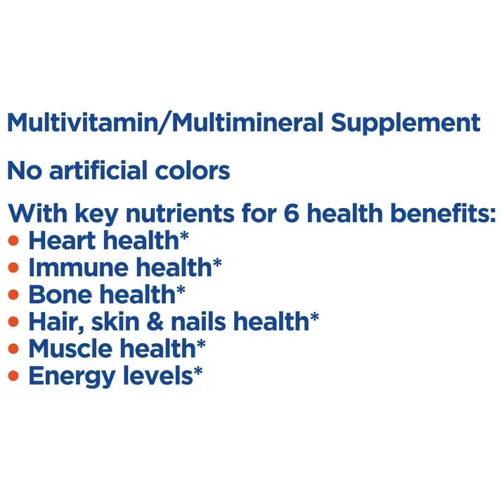 Equate One Daily Women's Multivitamin/Multimineral Supplement Tablets for Women's Health, 100 Count, Compare to One a Day® Women's - Image 3