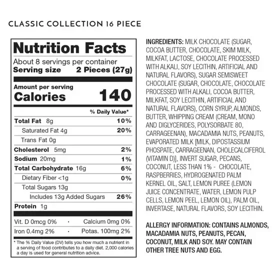Ethel M Chocolates Classic Collection, 2 Pack, 32 Pieces Total - Image 3