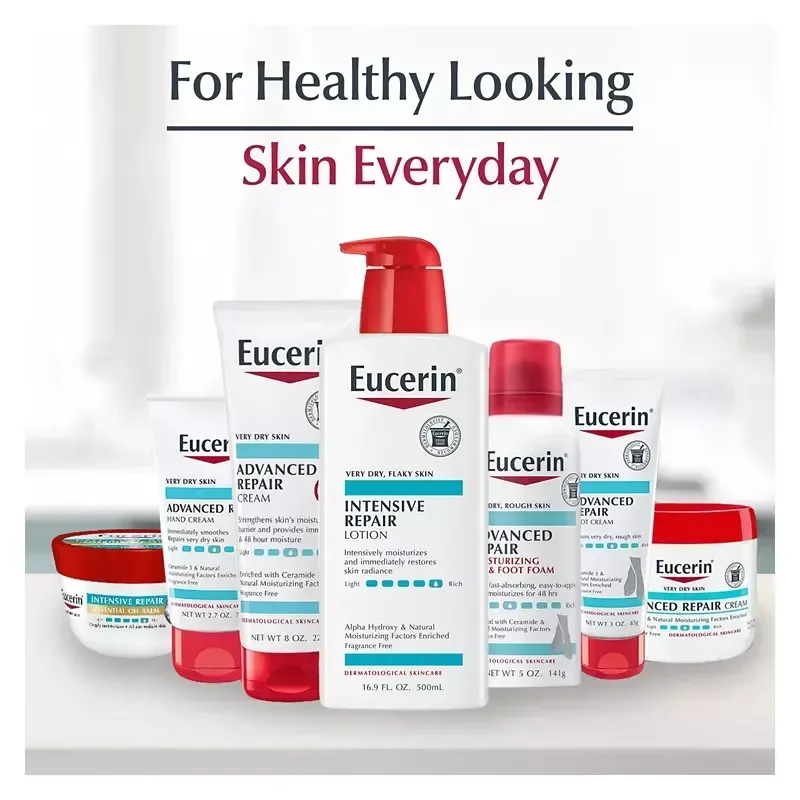 Eucerin Intensive Repair Body Lotion Fragrance-Free Body Moisturizer, 2 pk./16.9 fl. oz. - Image 8