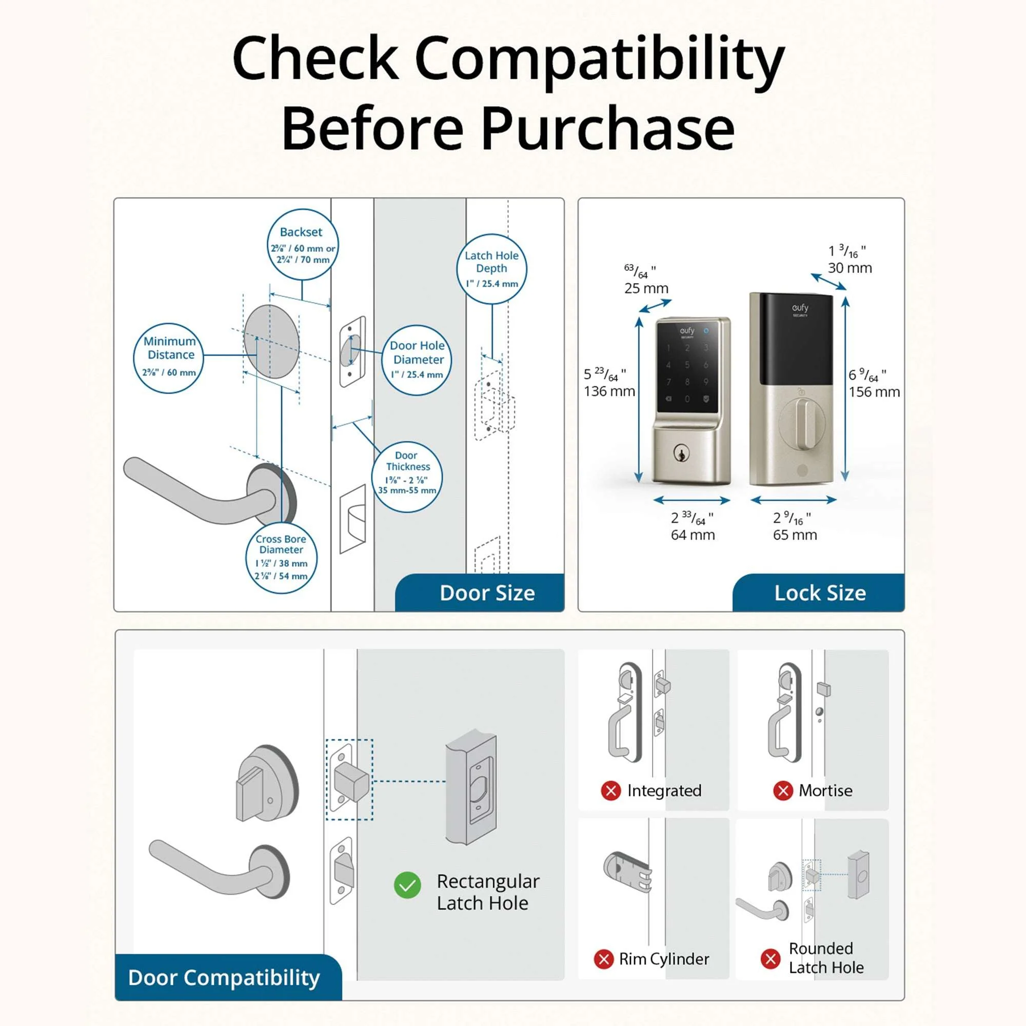 eufy Smart Lock C210 5-in-1 Keyless Entry Door Lock, Built-in Wi-Fi, No Bridge Required - Image 10