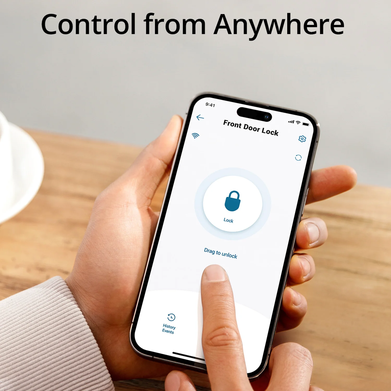eufy Smart Lock C210 5-in-1 Keyless Entry Door Lock, Built-in Wi-Fi, No Bridge Required - Image 4