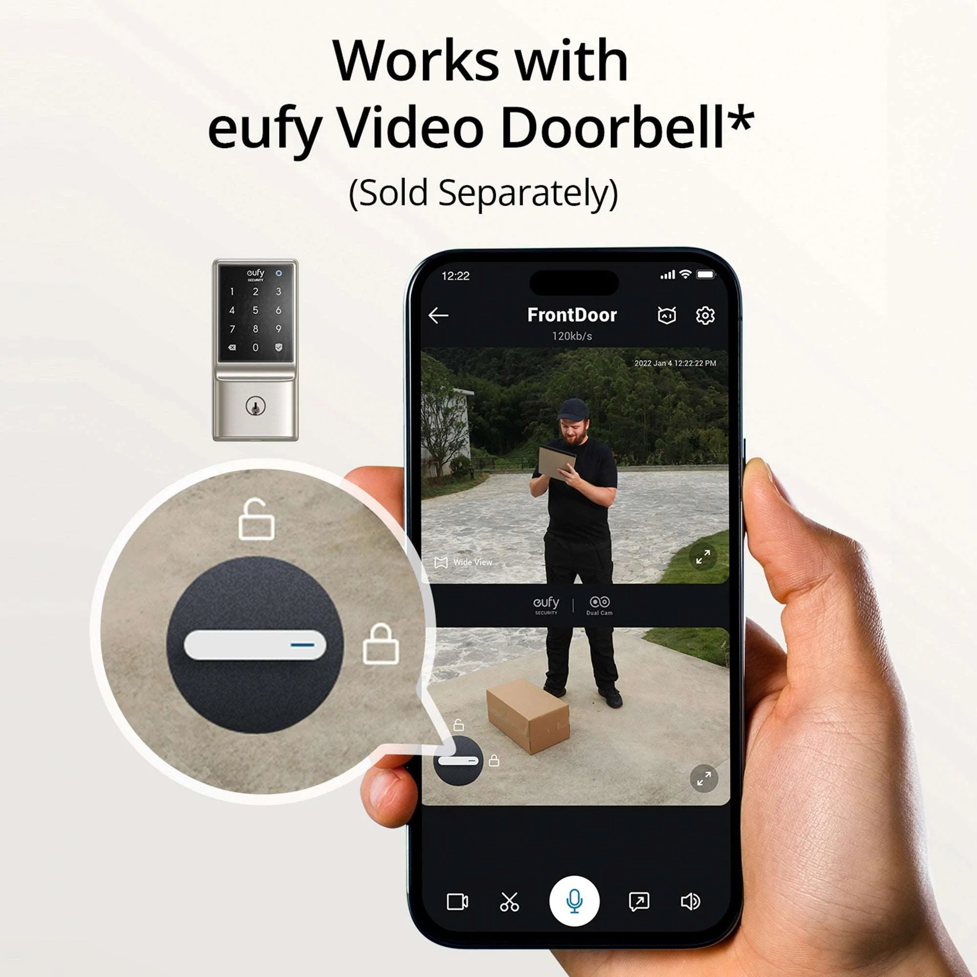 eufy Smart Lock C210 5-in-1 Keyless Entry Door Lock, Built-in Wi-Fi, No Bridge Required - Image 7