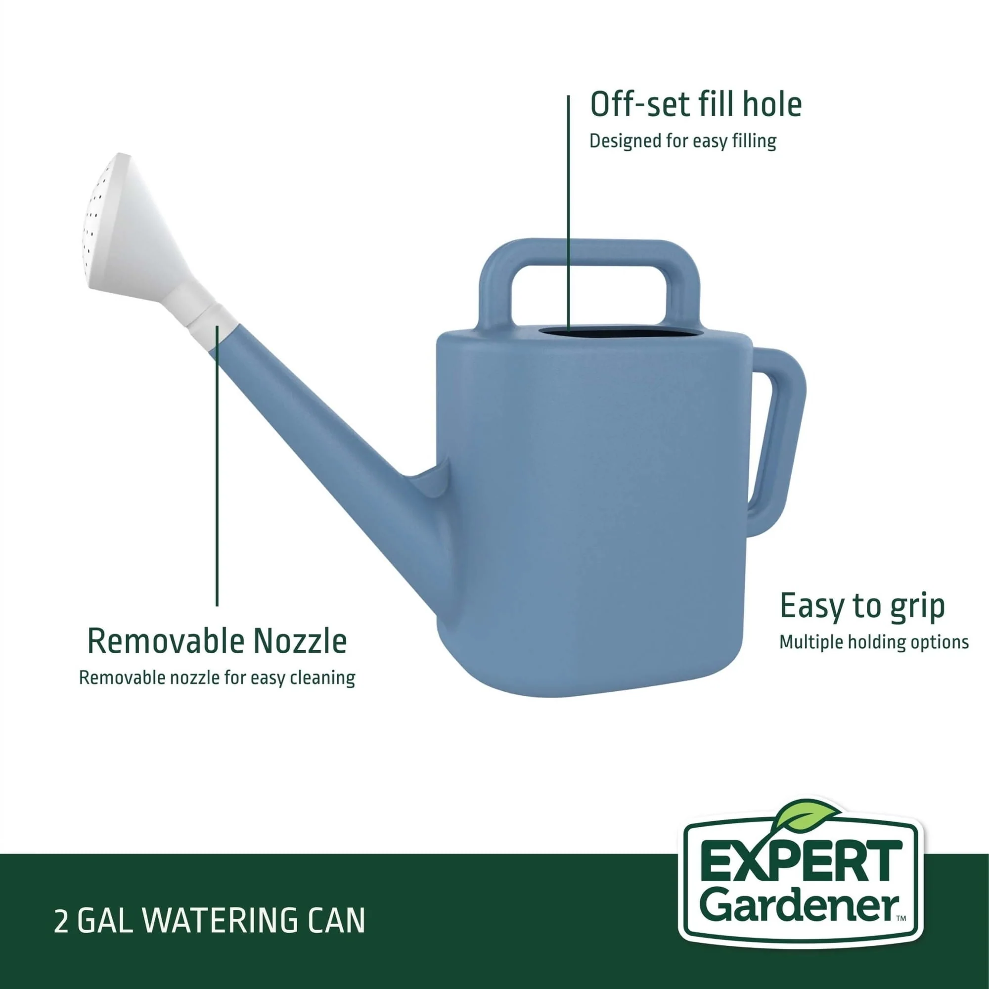 Expert Gardener 2 gal. Resin Watering Can - Image 3