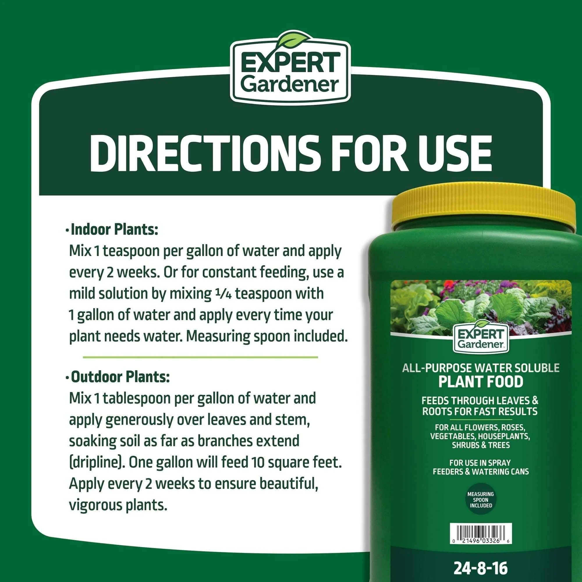 Expert Gardener All-Purpose Water Soluble Plant Food Fertilizer - Image 12