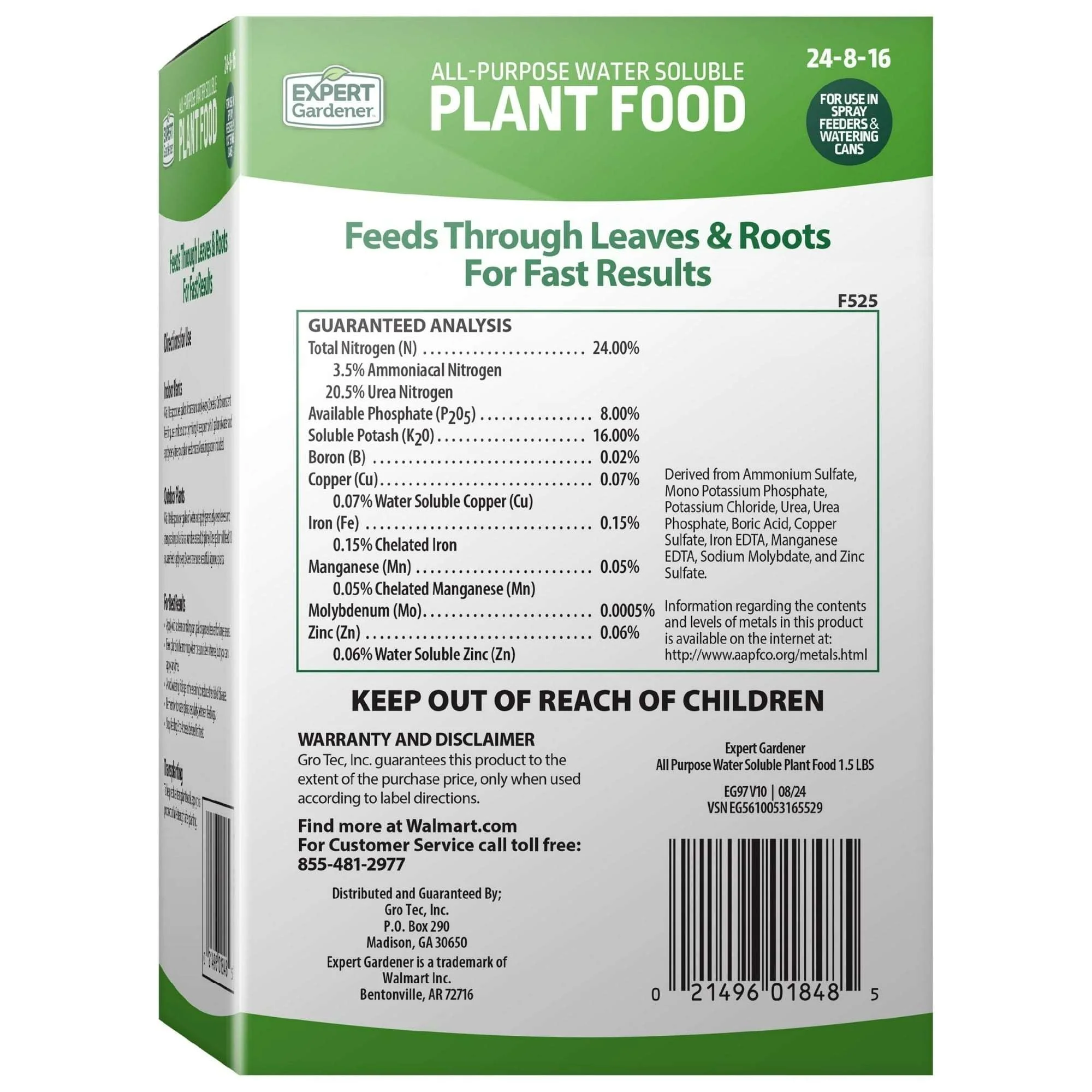 Expert Gardener All-Purpose Water Soluble Plant Food Fertilizer - Image 2