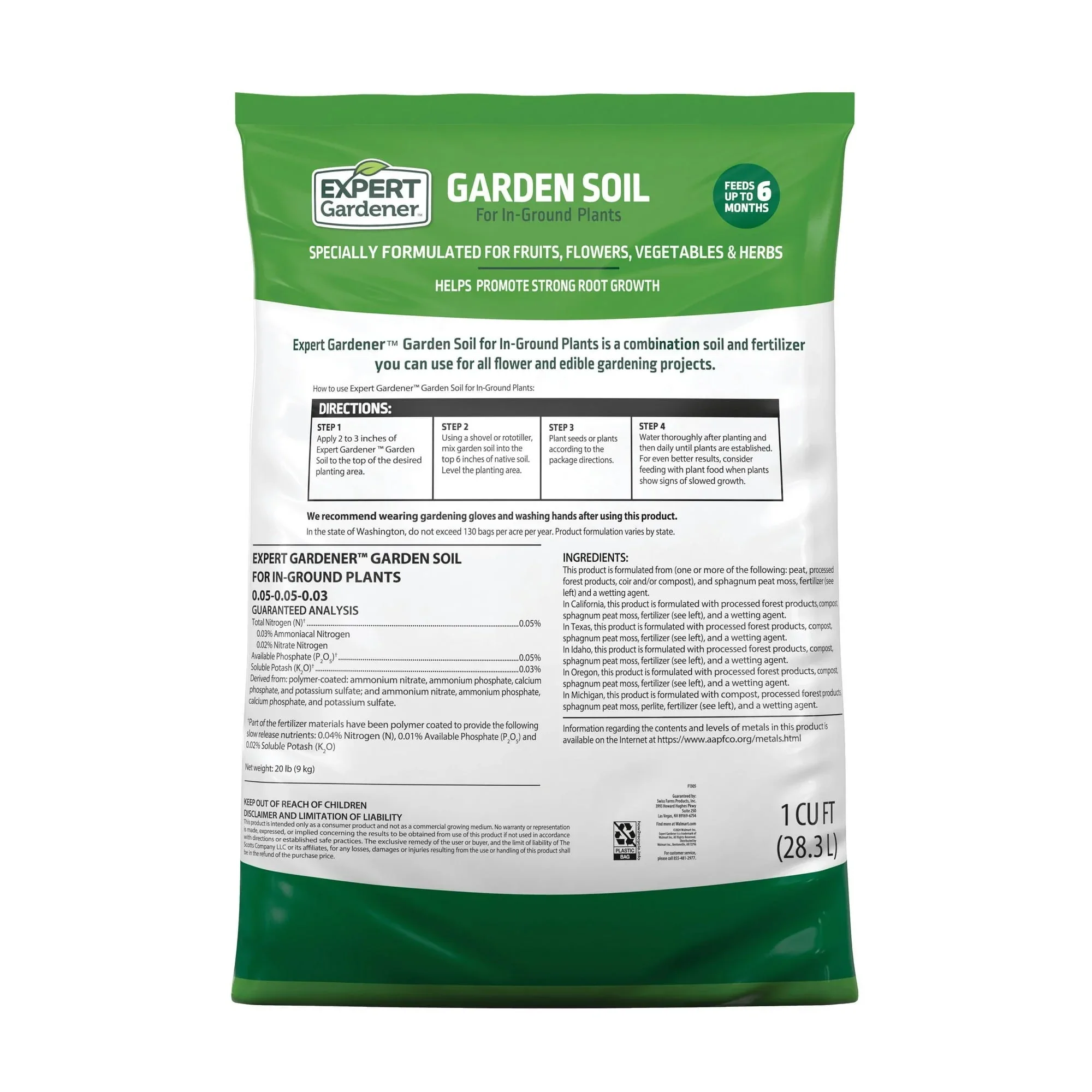 Expert Gardener Garden Soil for In-Ground Plants - Image 8