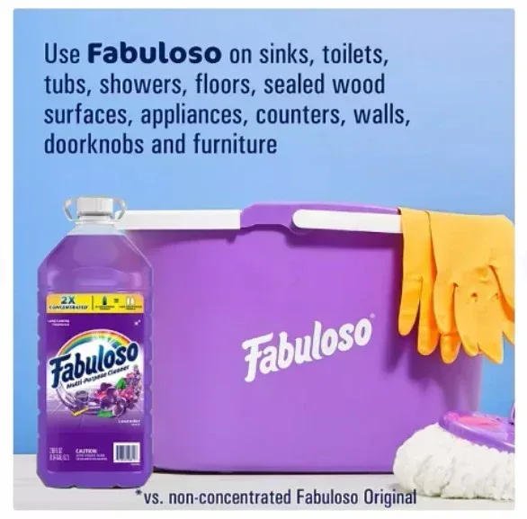 Fabuloso 2X Concentrated Multi-Purpose Cleaner, Lavender (210 fl. oz.) - Image 5