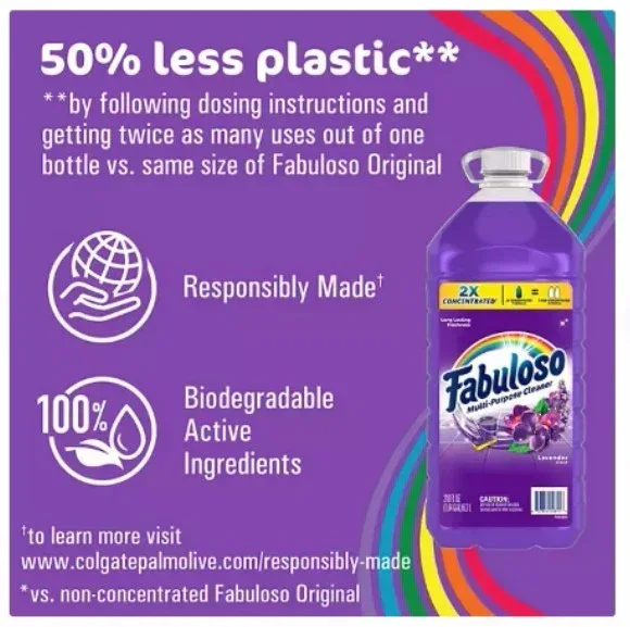 Fabuloso 2X Concentrated Multi-Purpose Cleaner, Lavender (210 fl. oz.) - Image 6