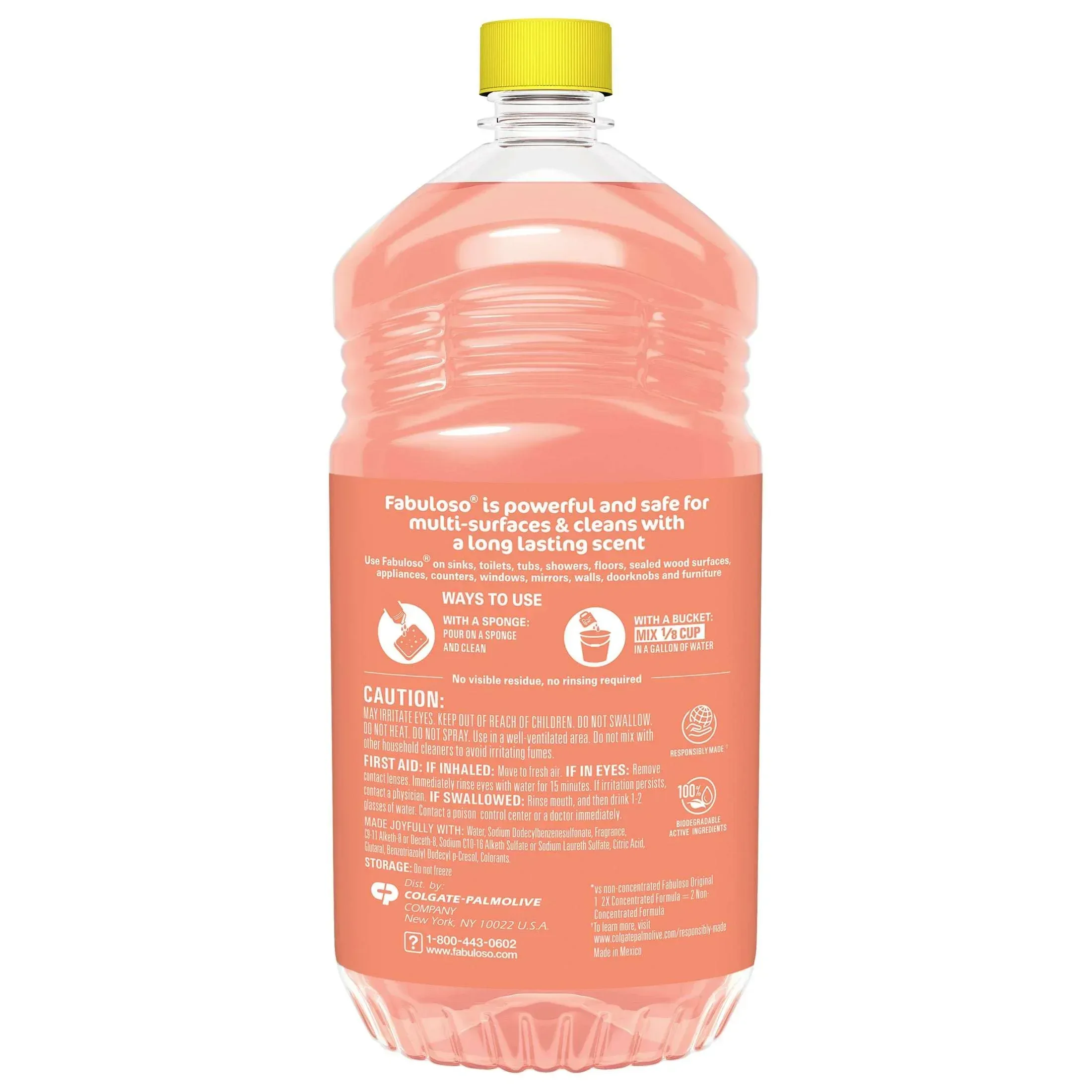 Fabuloso All Purpose Floor Surface Cleaner, Peach Scent, 56 fl oz - Image 8