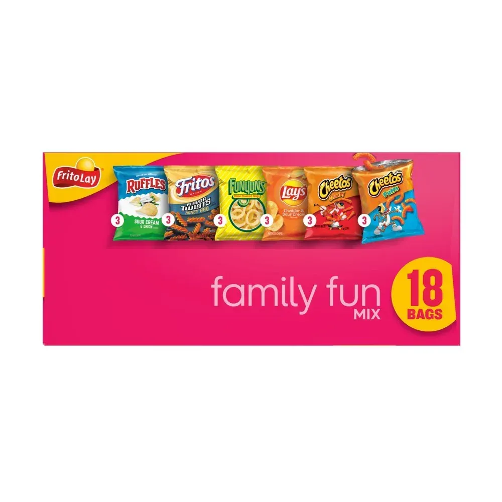 Family Fun Mix Variety Pack Snack Chips, 18 Count Multipack - Image 7