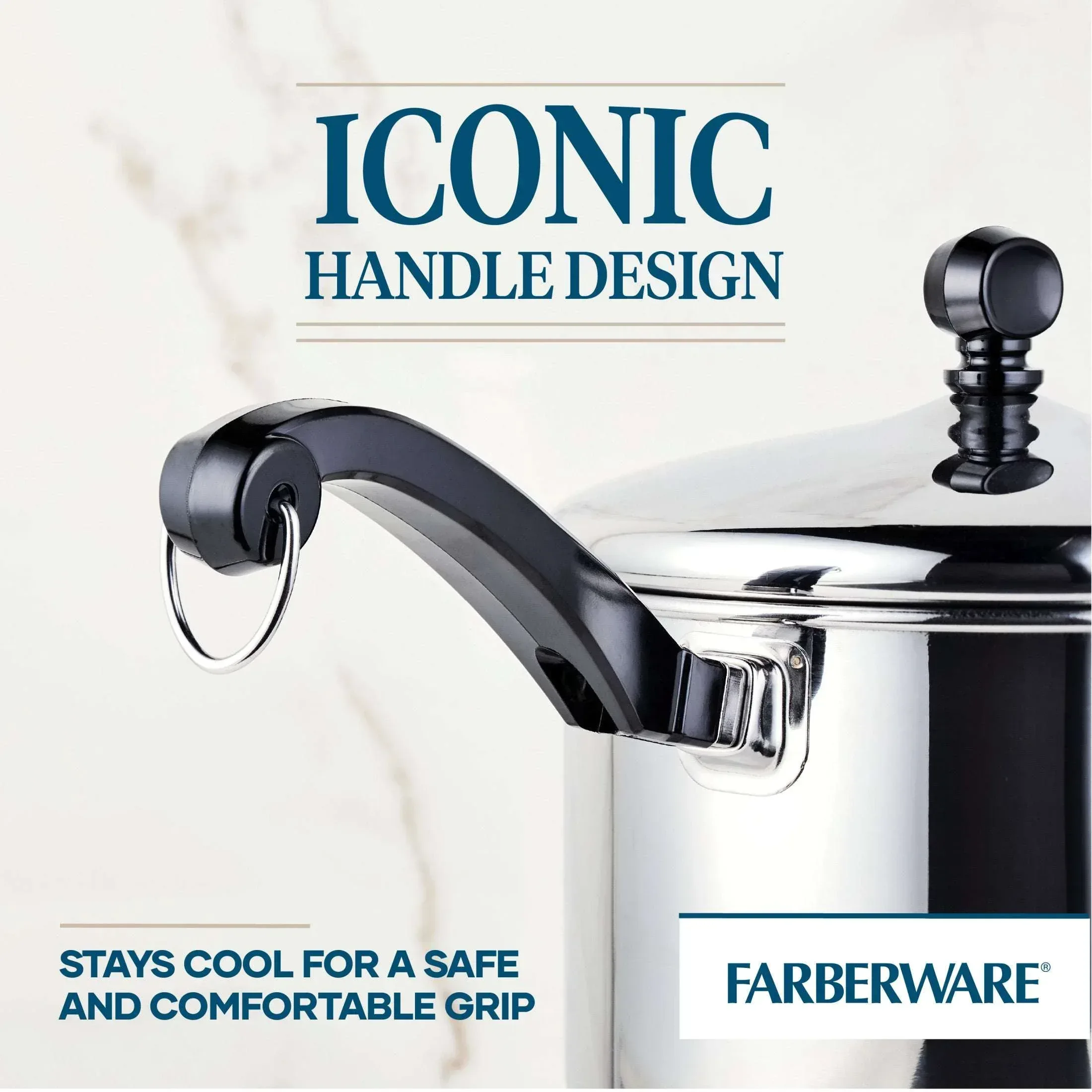Farberware Classic Series 3 Quart Stainless Steel Sauce Pan with Lid, Induction Compatible, Metal Utensil and Dishwasher Safe, Stainless Steel - Image 2
