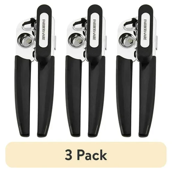 Farberware Pro Stainless Steel Portable Can Opener with Black Handle - Image 7