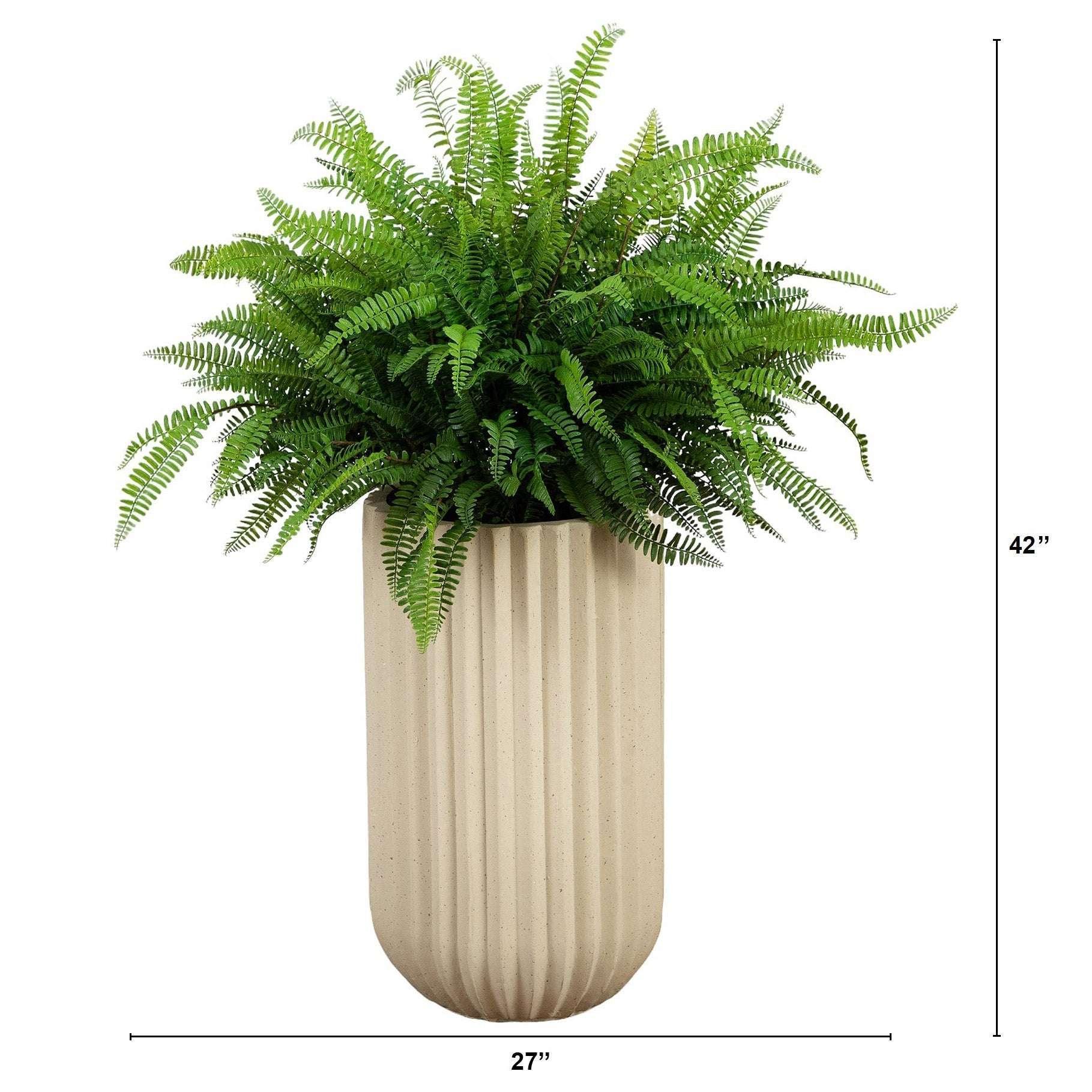 Faux 42” Fern in Planter - Image 2