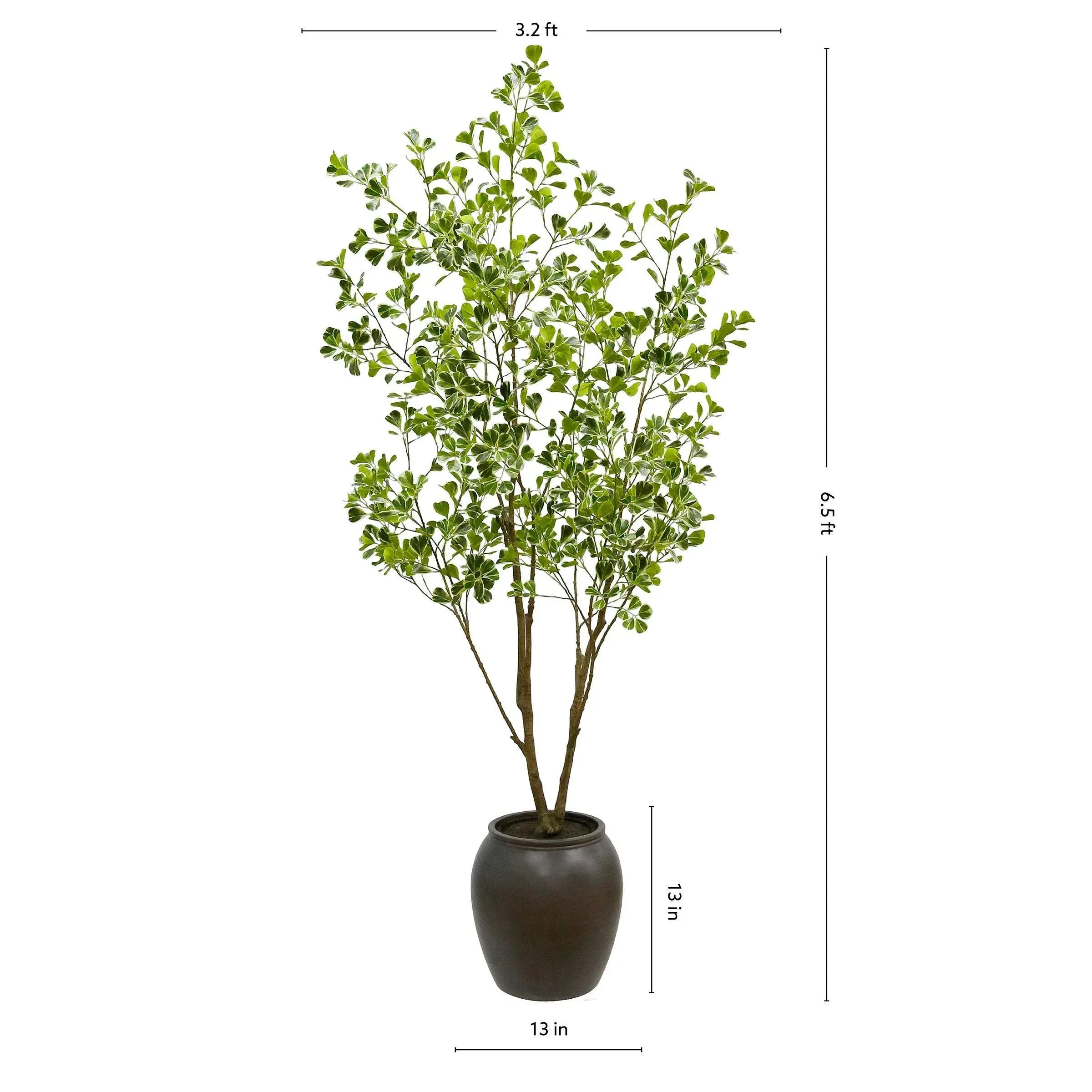 Faux 6.5' Ficus Tree - Image 3