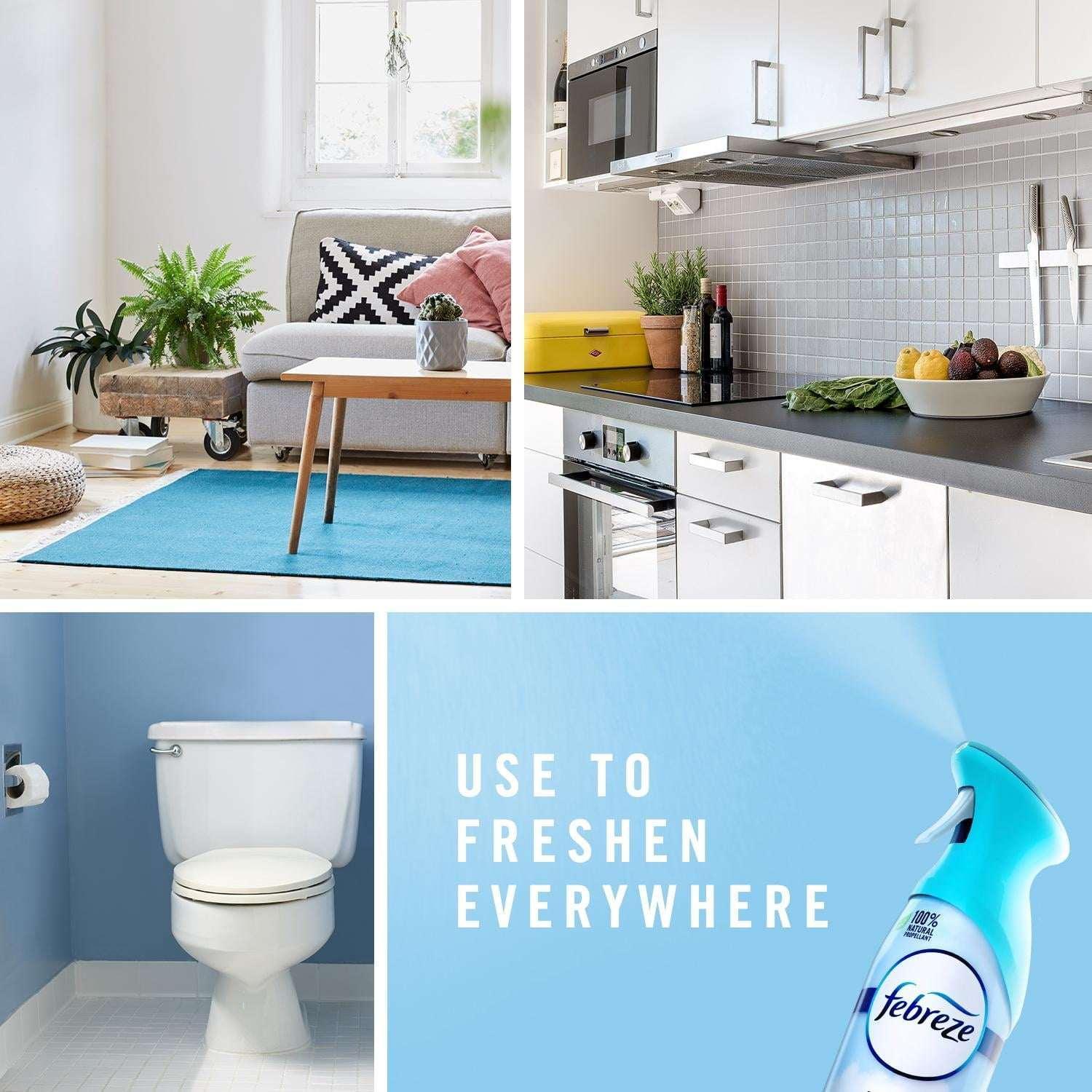 Febreze Air Freshener Spray, Odor-Fighting Room Spray, Mediterranean Lavender, 8.8oz, 2 Count - Image 5