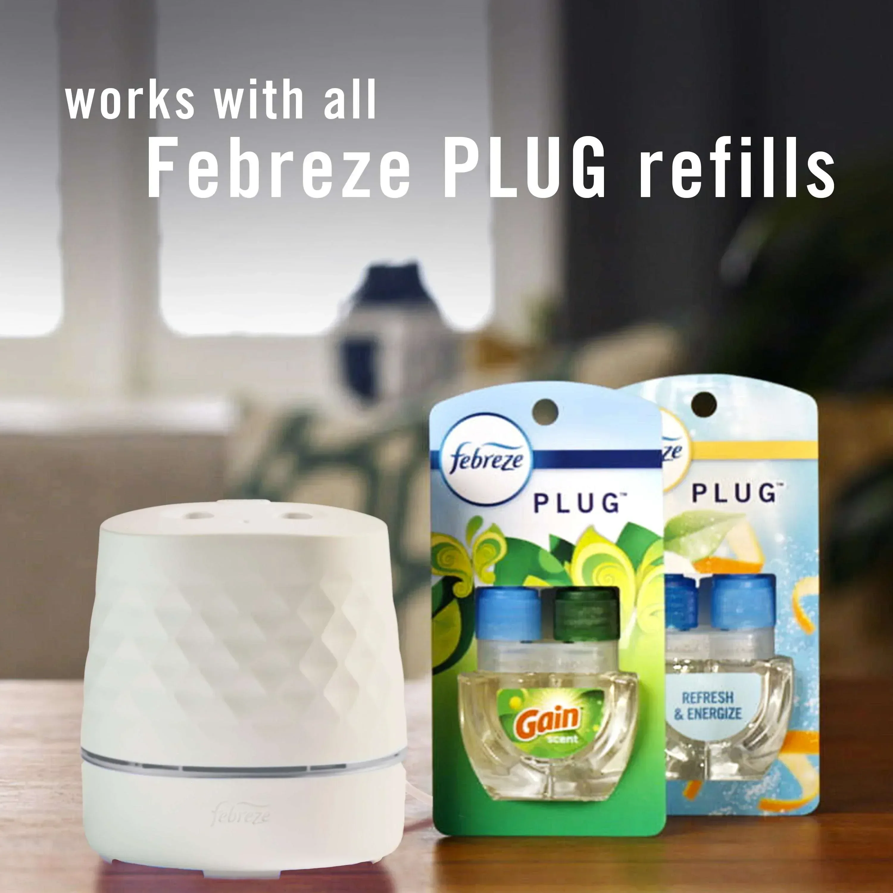 Febreze Plug Scent Booster Air Freshener, Scented Oil Diffuser Starter Kit - Image 9