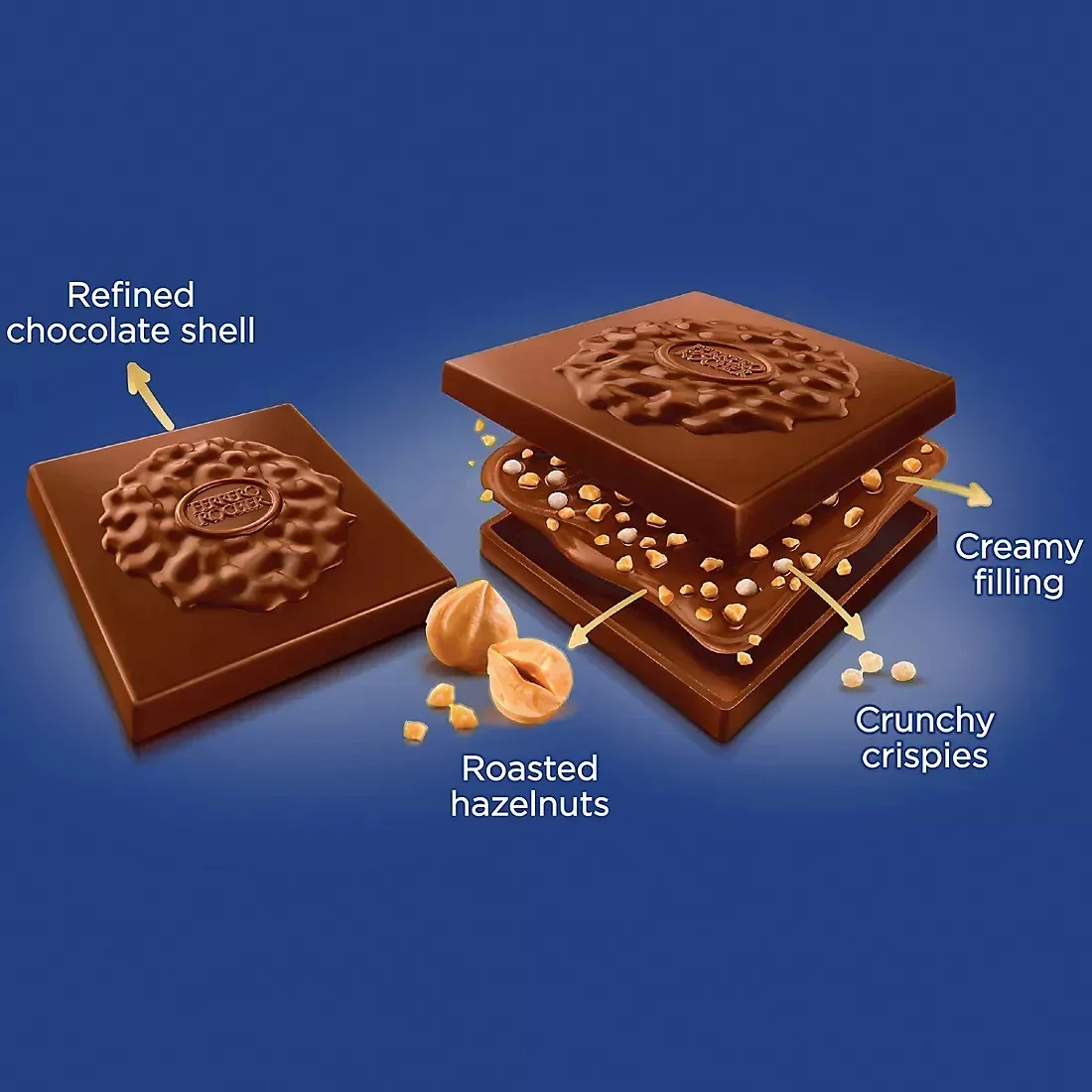 Ferrero Rocher Assorted Chocolate Hazelnut Squares, 16.7 oz. - Image 5