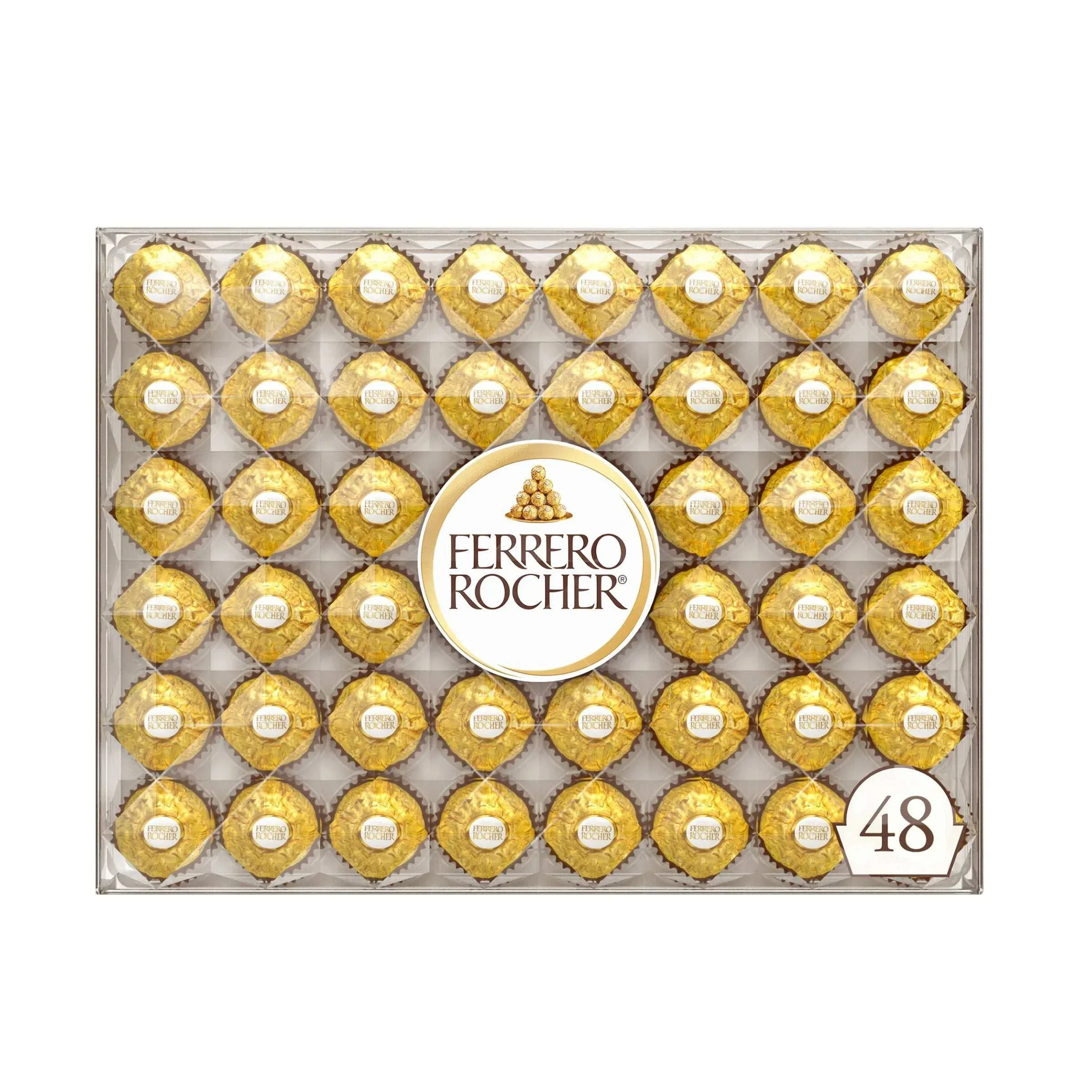 Ferrero Rocher, Milk Chocolate Hazelnut Candy, 21.2 oz, 48 Count - Image 6