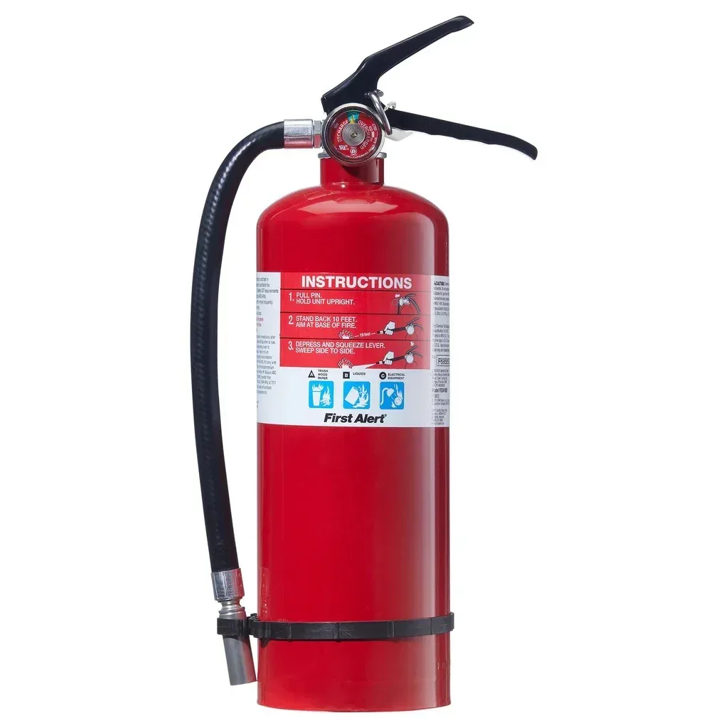 First Alert Rechargeable Heavy Duty Fire Extinguisher UL Rated 3-A:40-BC - Image 2