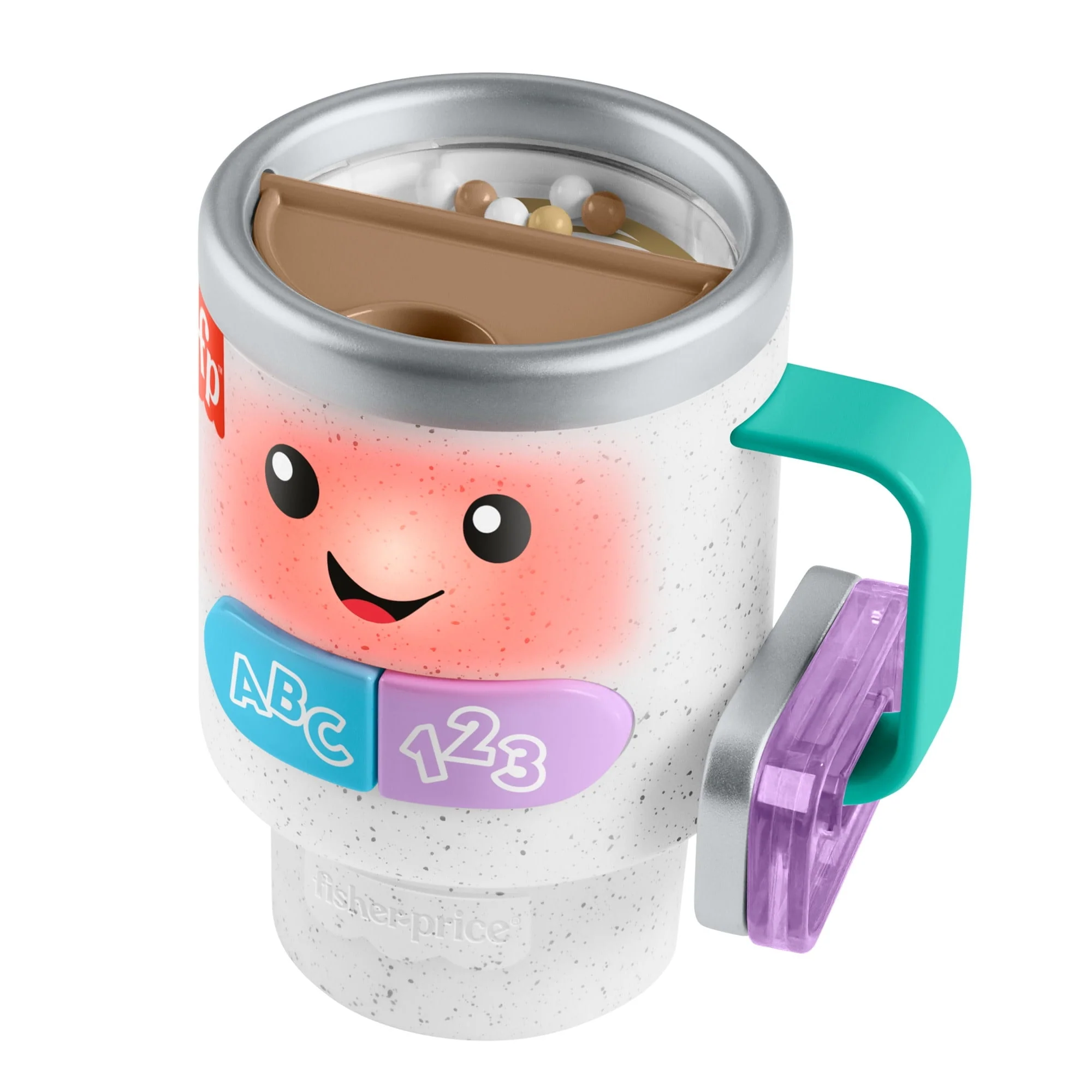 Fisher-Price Laugh & Learn Wake up & Learn Coffee Mug Baby & Toddler Toy with Music & Lights - Image 7