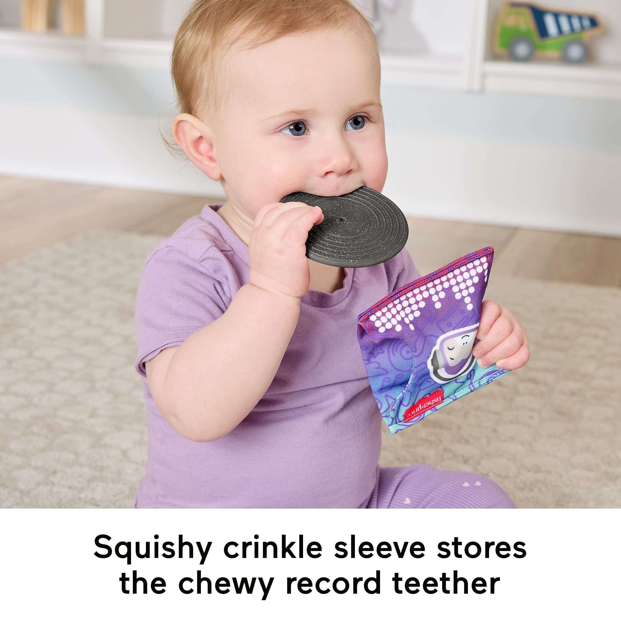 Fisher-Price Mini Me Moments DJ Gift Set, 6-Piece Sensory Baby Toys for Newborn Play - Image 3