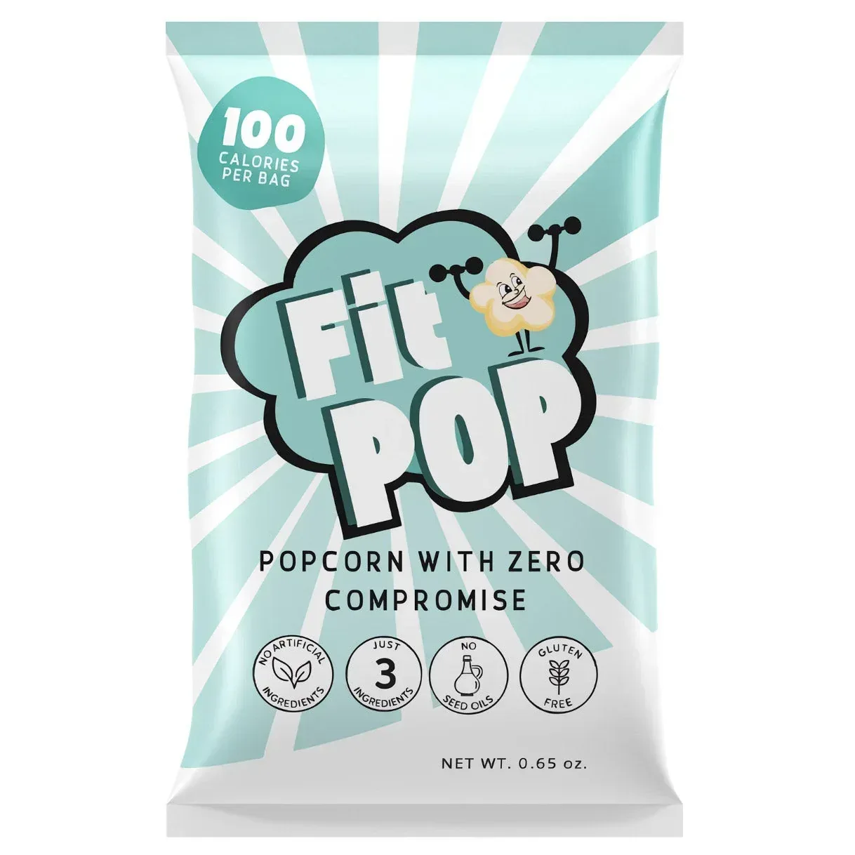 FitPop Popcorn Snack Bags, 0.65 oz, 40-count - Image 2