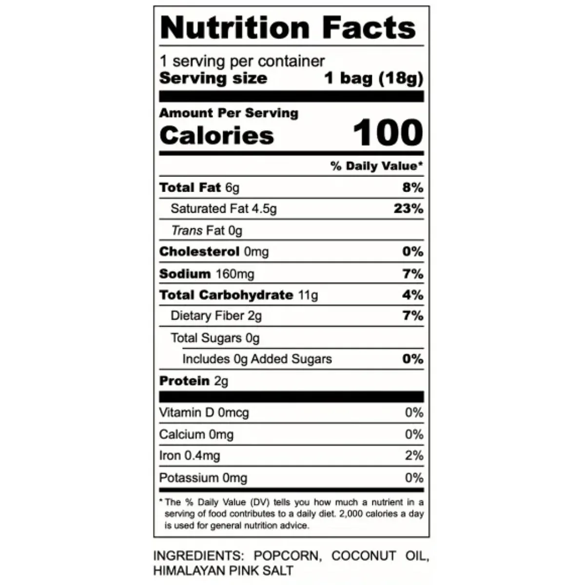 FitPop Popcorn Snack Bags, 0.65 oz, 40-count - Image 4