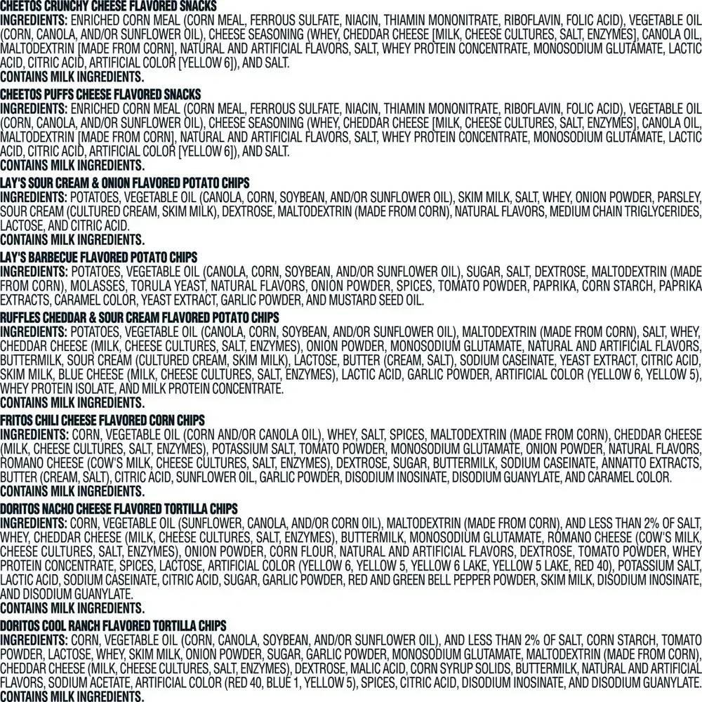Flavor Mix Variety Pack Snack Chips, 42 Count Multipack - Image 8