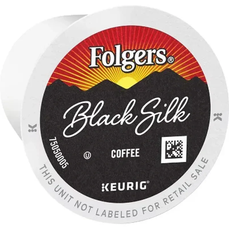 Folgers Dark Roast K-Cup Coffee Pods, Black Silk (100 Ct.) - Image 2