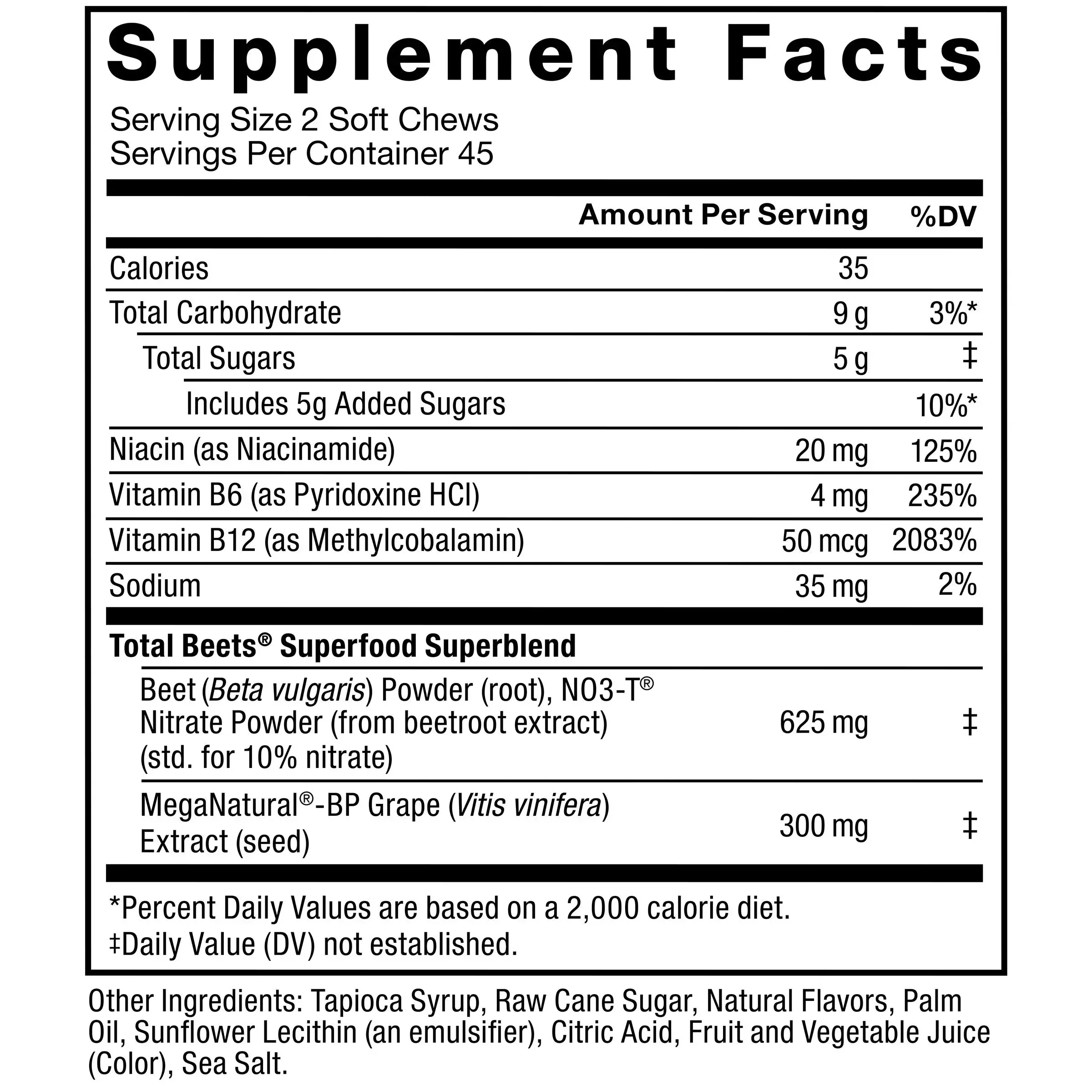 Force Factor Total Beets Chews, 90 Soft Chews - Image 4