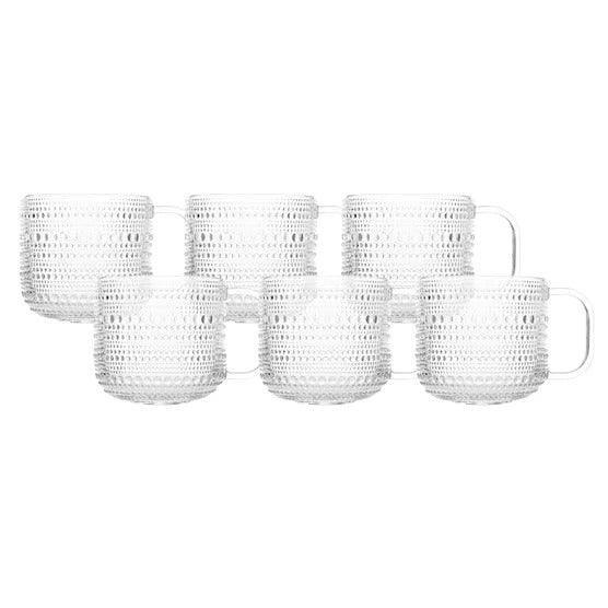 Fortessa Jupiter Clear Coffee Cup 13.5 oz., Set of 6 - Image 2