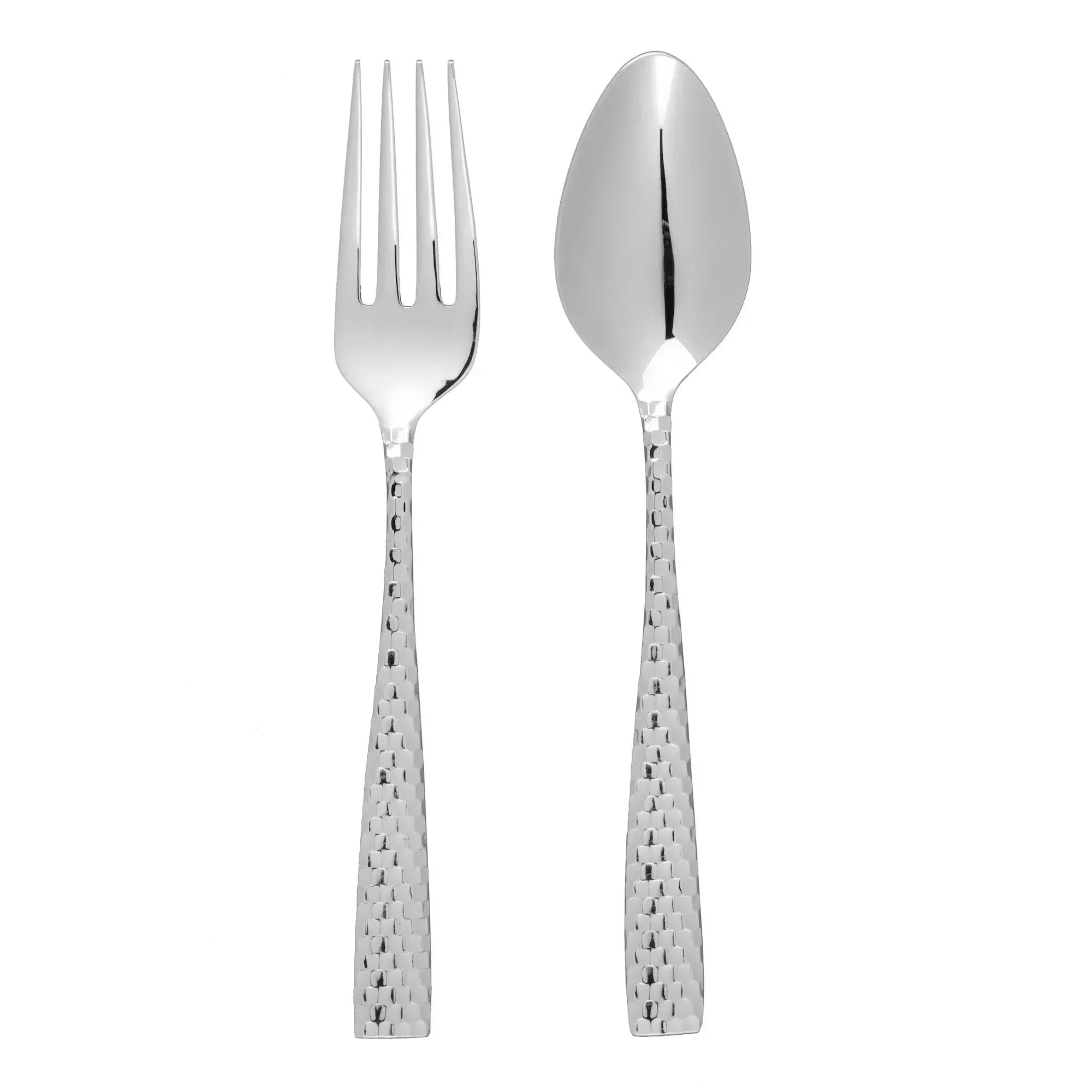 Fortessa Lucca Faceted 20-piece Flatware Set - Image 2