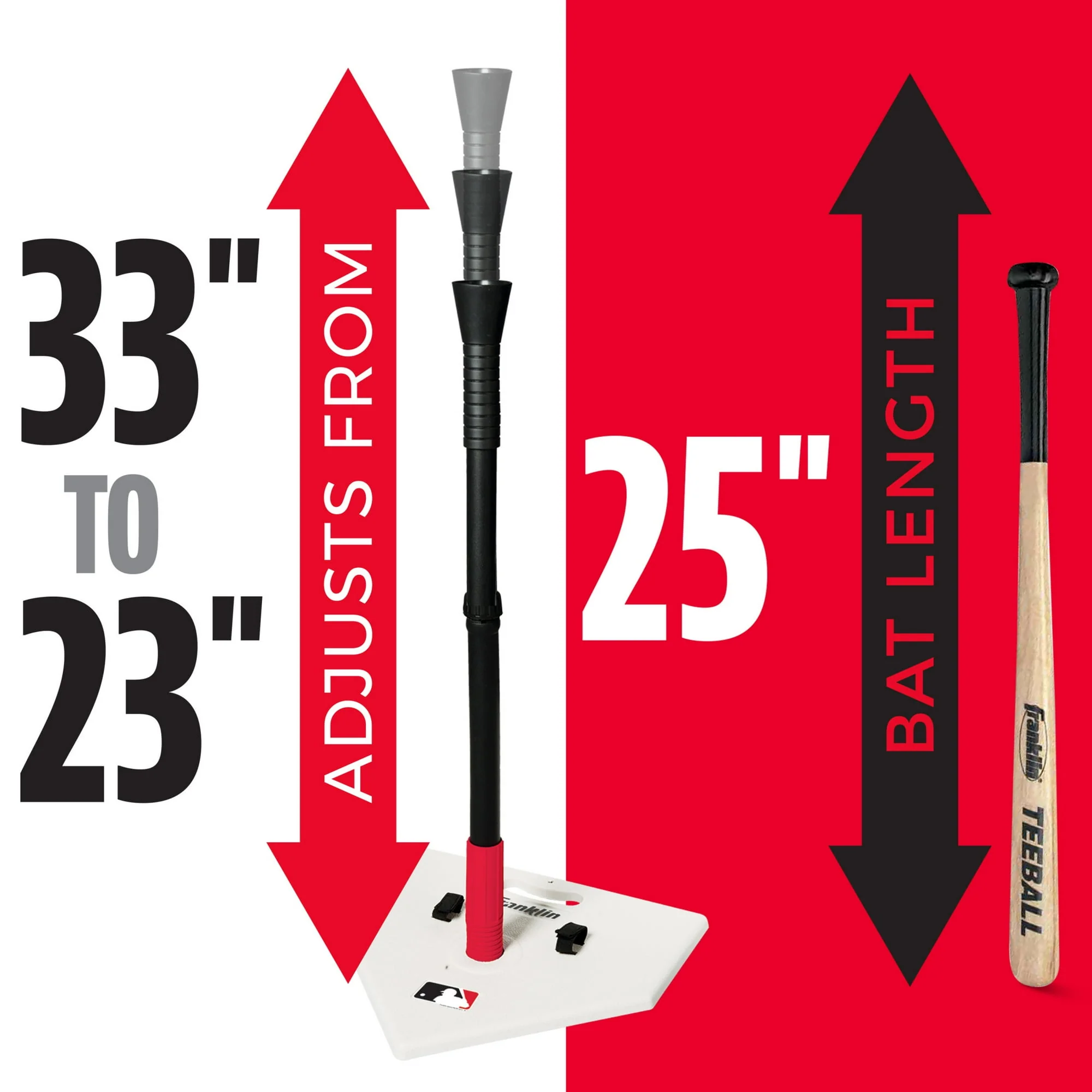 Franklin Sports Kids Teeball Starter Set - Youth Bat, Ball + Tee - Ages 3+ - Image 7
