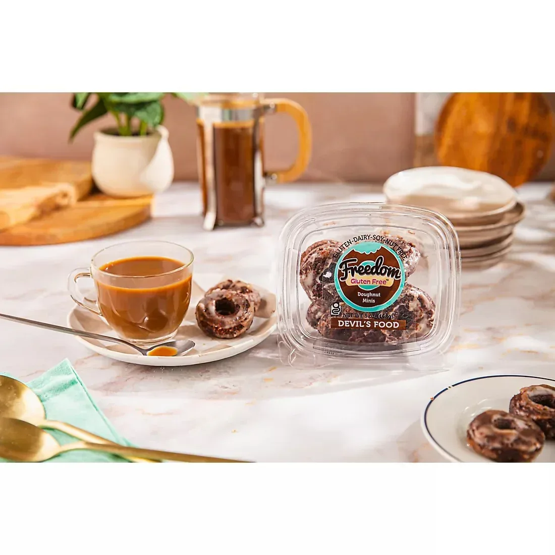 Freedom Gluten-Free Devils Food Chocolate Doughnut Minis, 5 oz. - Image 3