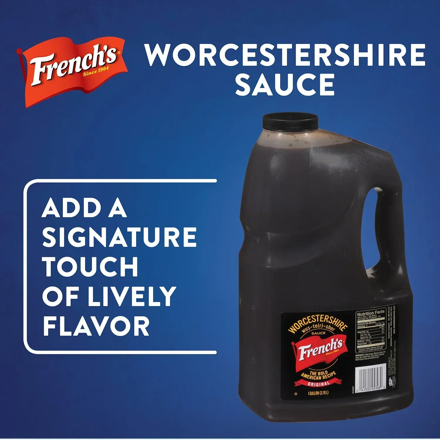 French's Classic Regular Worcestershire Sauce, 1 gal. - Image 5