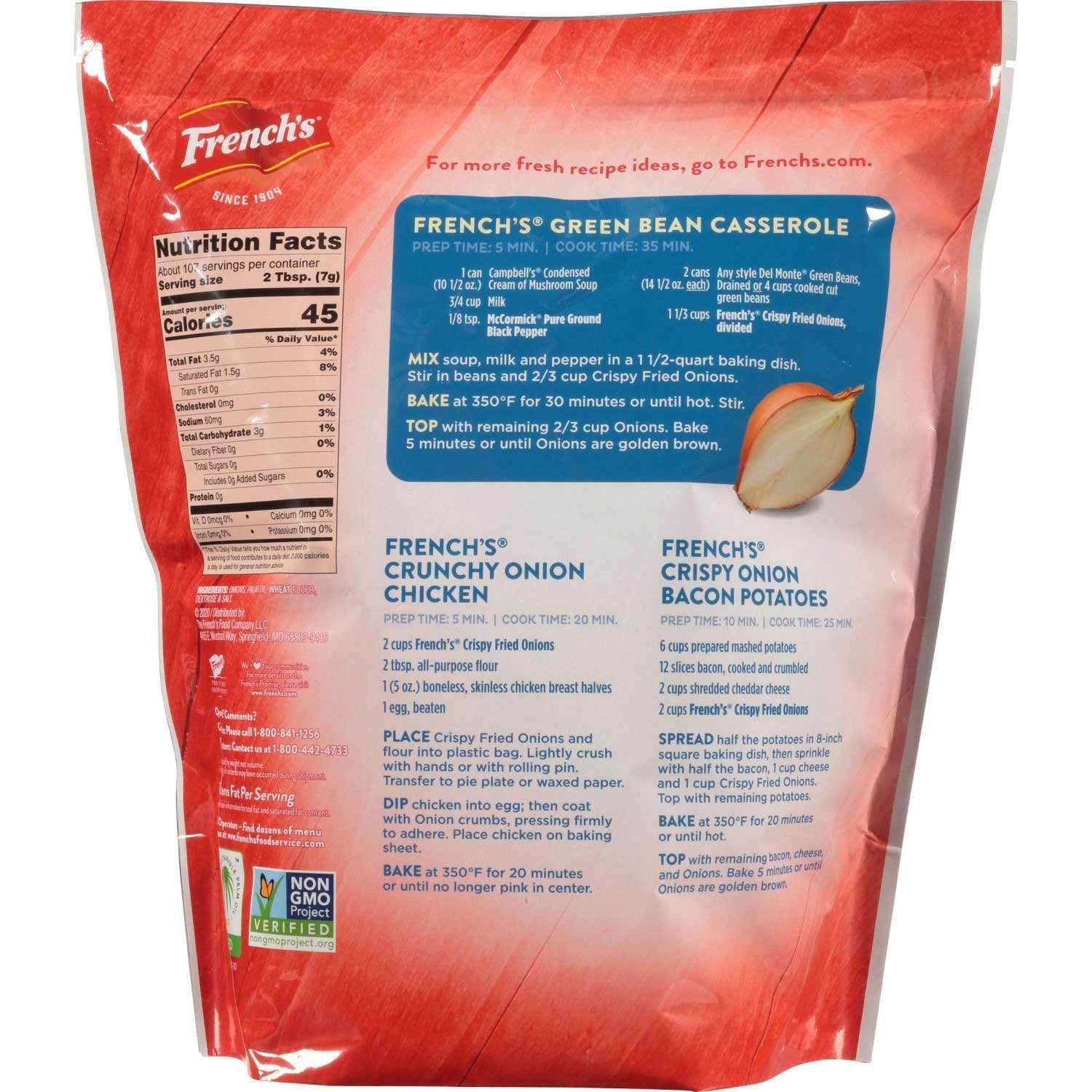 French's Original Crispy Fried Onions, 26.5 oz. - Image 11