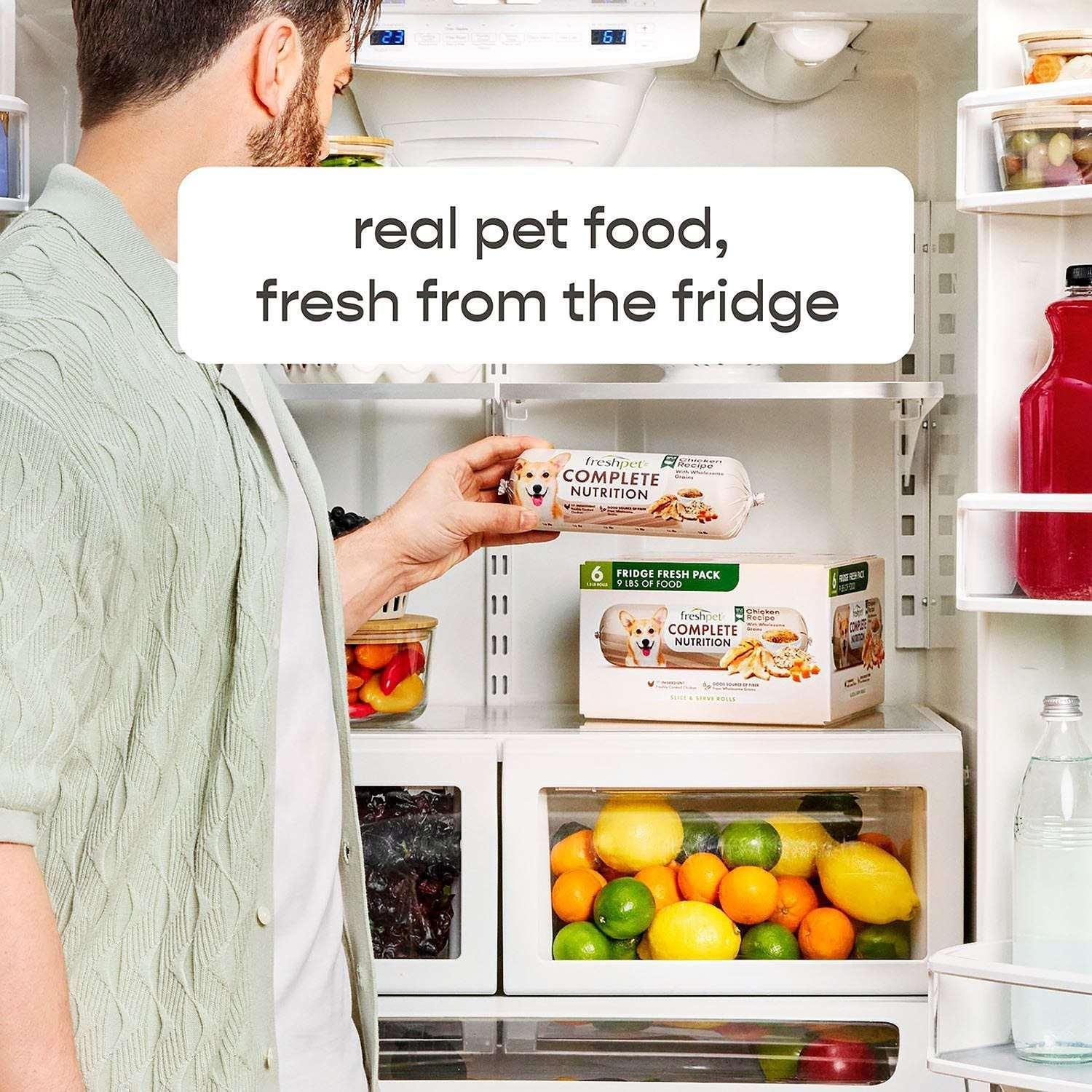 Freshpet Complete Nutrition Chicken Recipe Fresh Dog Food, 1.5 lb Rolls, 6 ct. - Image 7