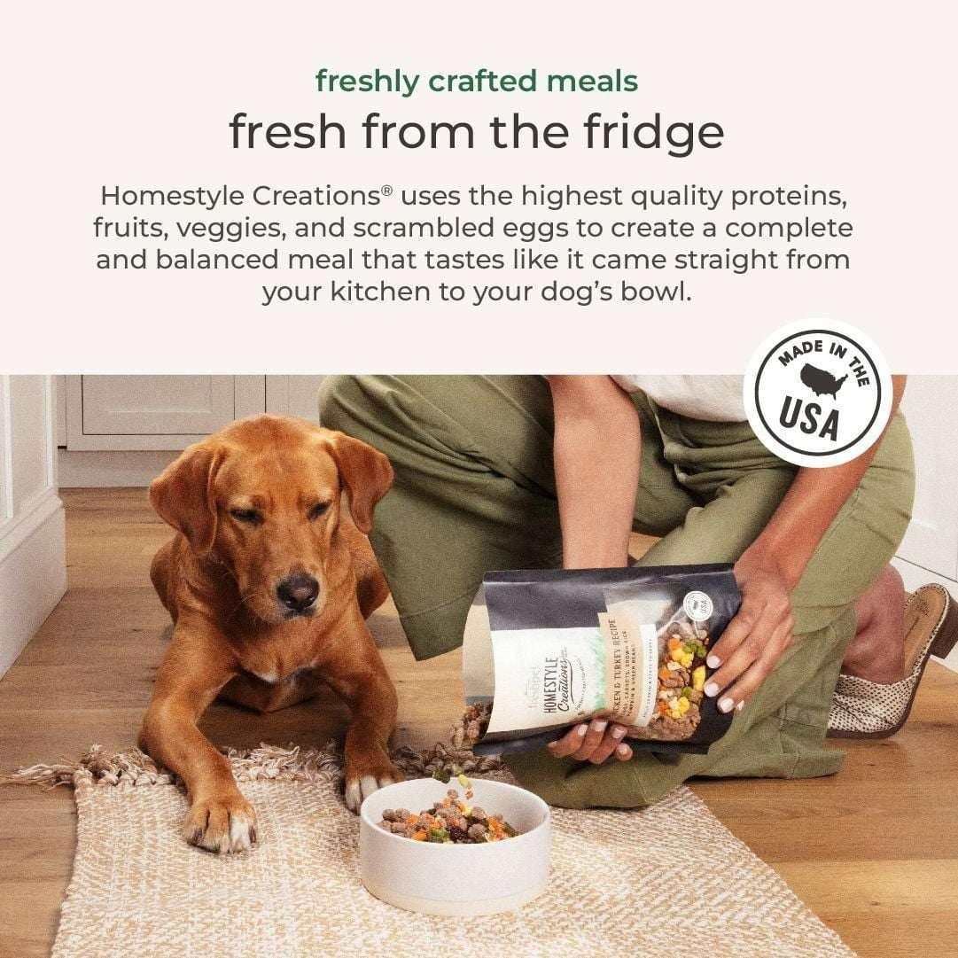 Freshpet Fresh Dog Food, Homestyle Creations, Beef, Chicken & Turkey Recipe, 1lb. - Image 6