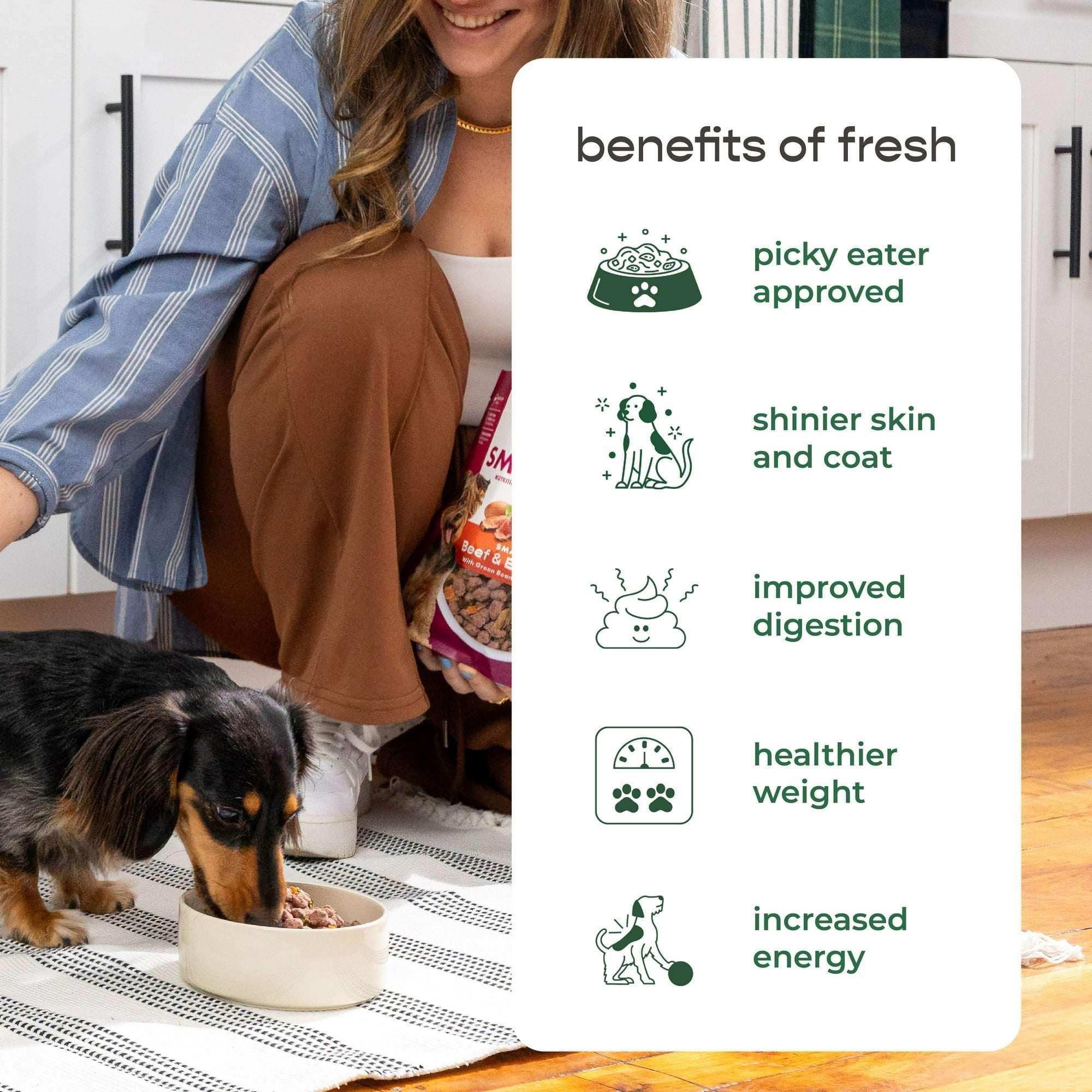 Freshpet Fresh Dog Food, Small Dog Beef & Egg Recipe, Small Bites Freshly Roasted Meals, 1 lb. - Image 13