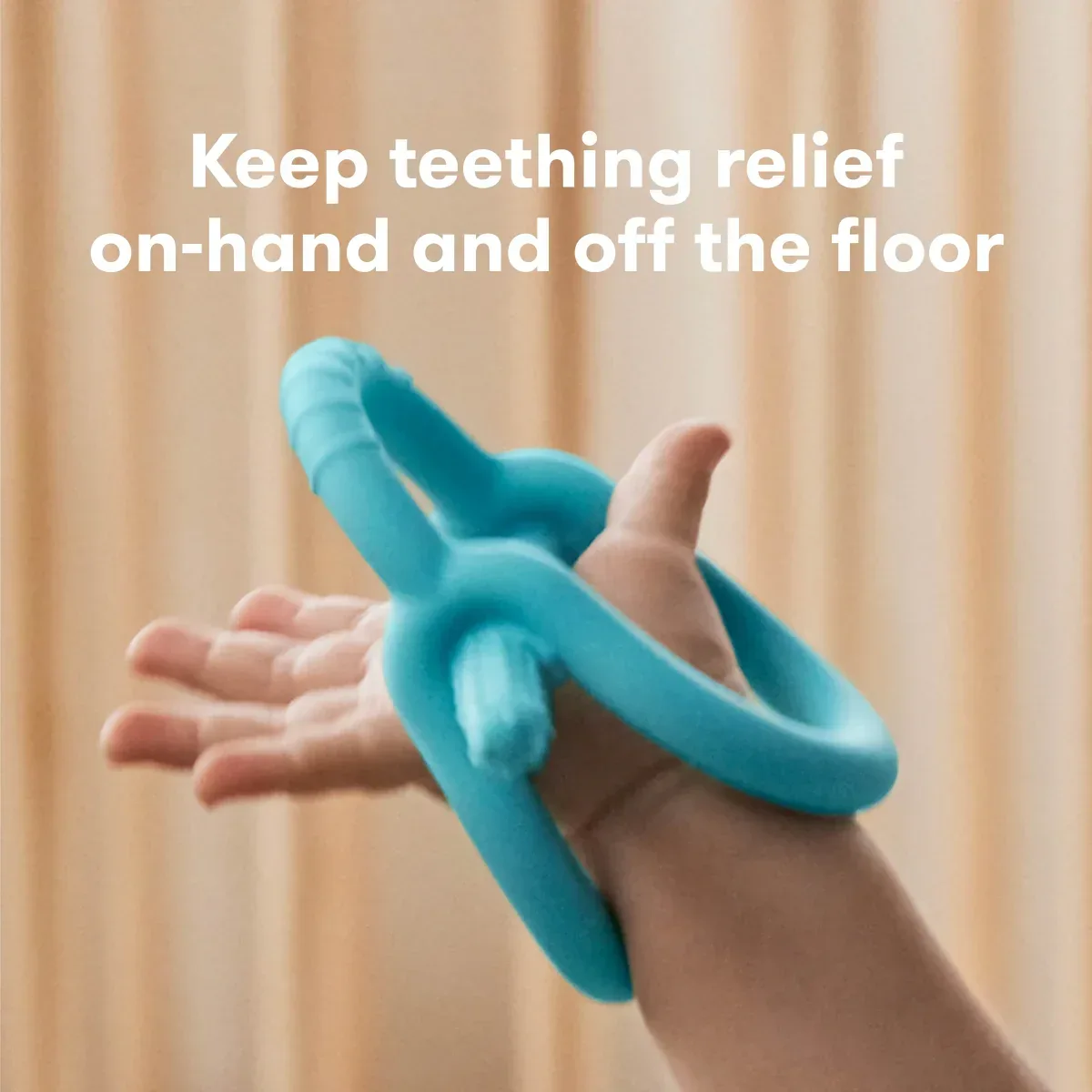 Frida Baby Get a Grip Teether, Multi-Texture Teething Toy for Baby Teething Pain Relief - Image 2