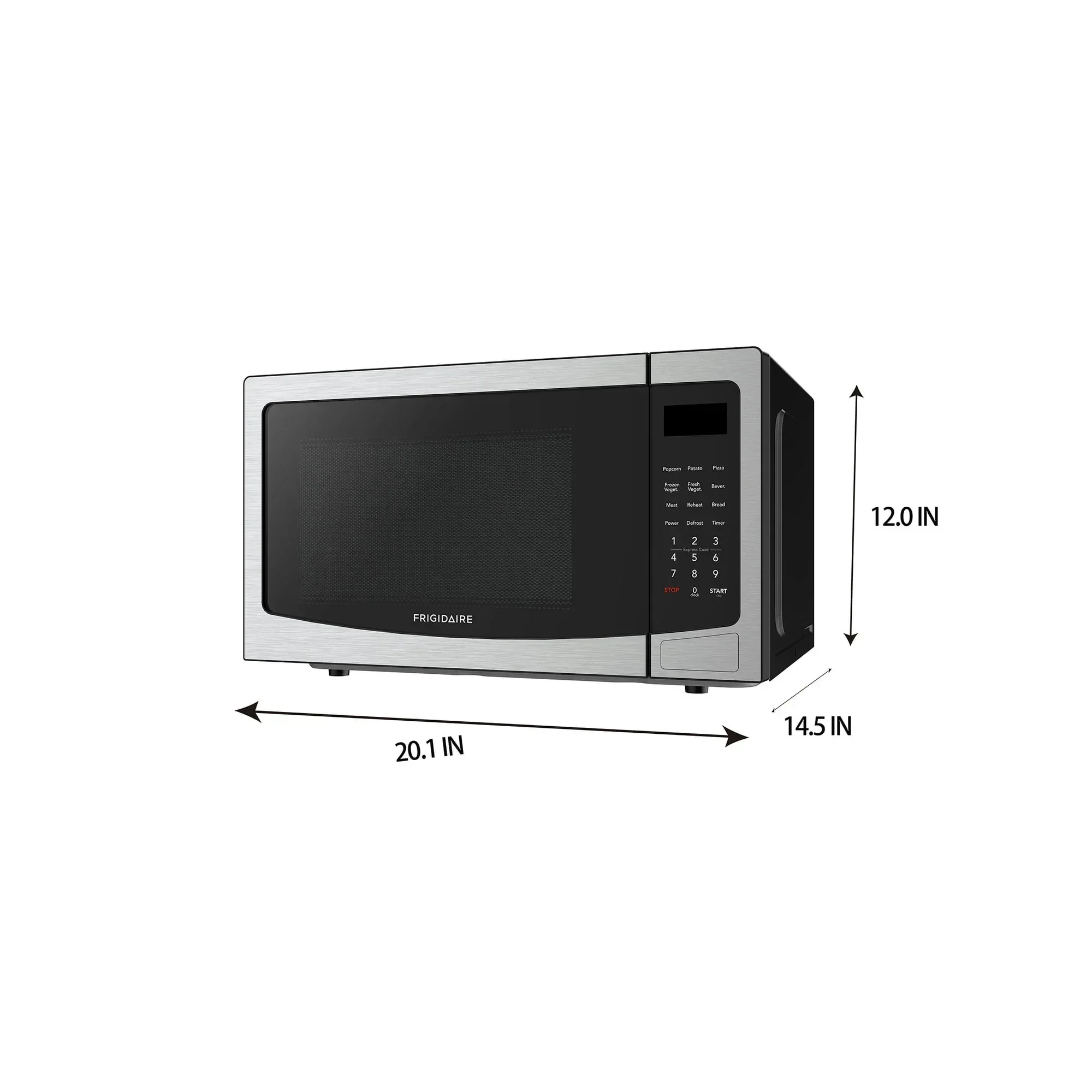Frigidaire, 1.1 Cu. Ft. Countertop Microwave Oven, EMW1134, Stainless Steel - Image 4