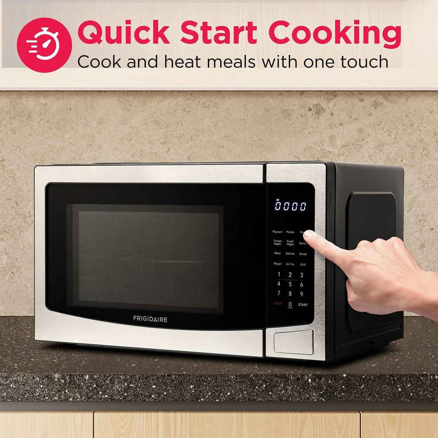 Frigidaire 3-in-1 1.1 cu. ft. Countertop Microwave Oven, Air Fryer, Convection - Image 4