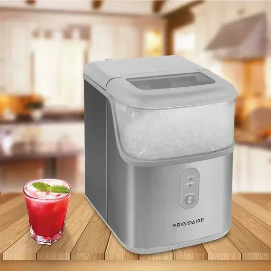 Frigidaire Crunch Countertop Nugget Ice Maker, 33 lbs, Stainless Scoop Included - Image 10