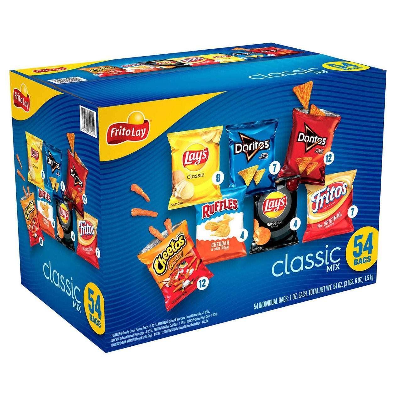 Frito Lay Classic Mix, 1 oz, Variety Pack, 54-count - Image 2
