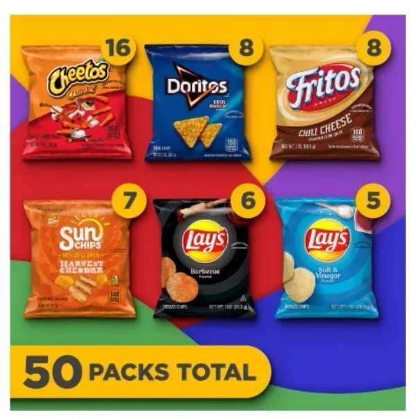 Frito-Lay Flavor Mix Chips, Variety Pack, 50 pk. - Image 2