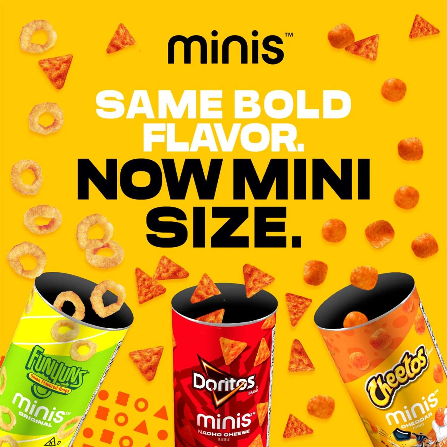 Frito-Lay Minis Doritos Cheetos and SunChips Snacks Variety Pack, Snack Size Cups, 18 Pack - Image 3