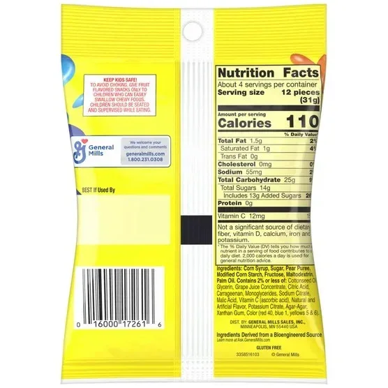 Fruit Gushers Fruit Flavored Snacks, Tropical Fruit Flavors, 4.25 oz, 8-count - Image 5