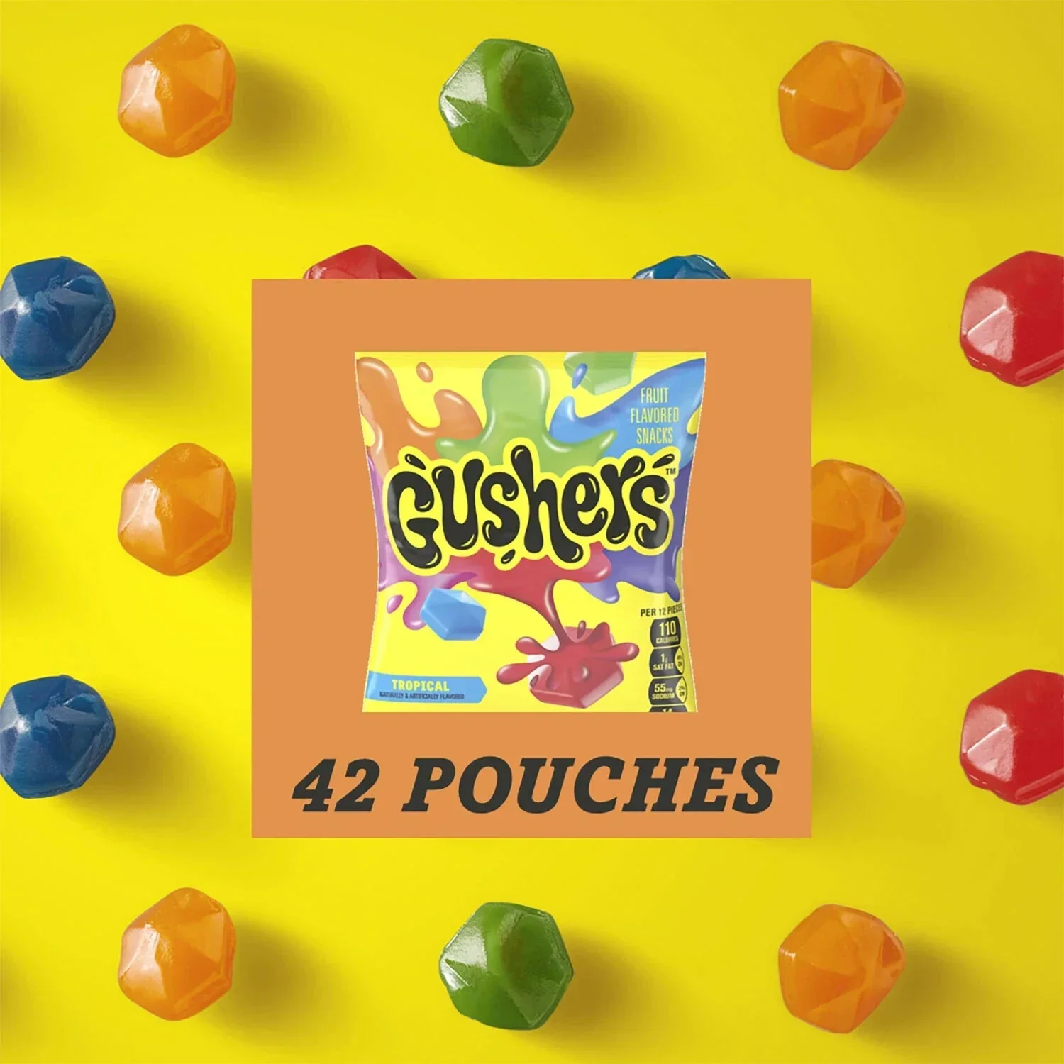 Fruit Gushers Fruit Flavored Snacks, Variety Pack, 0.8 oz, 42-Count - Image 4